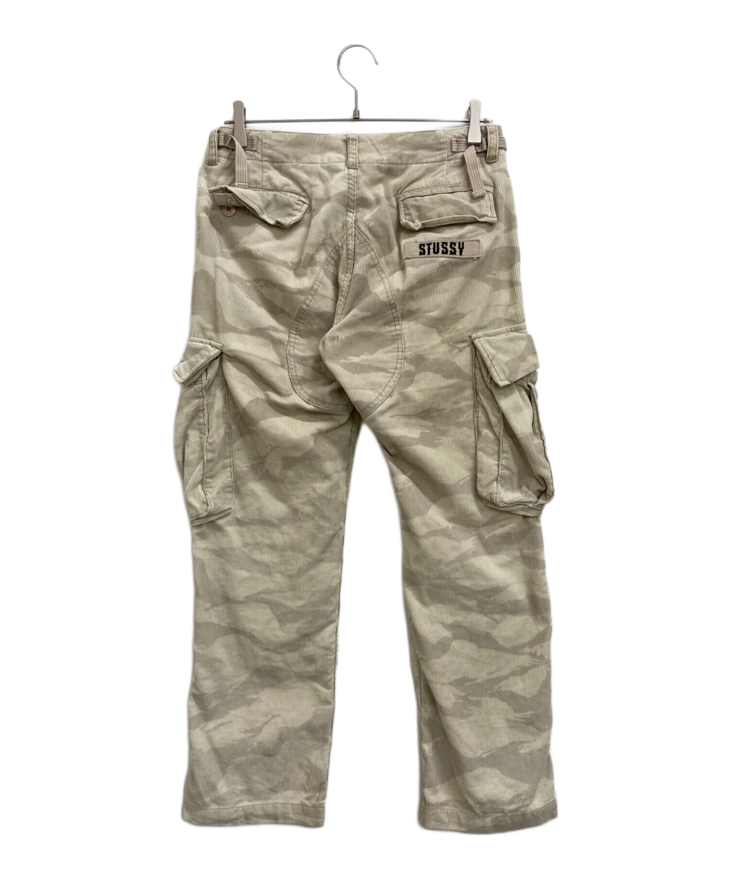 中古・古着通販】stussy (ステューシー) カモ柄コーデュロイワイド 