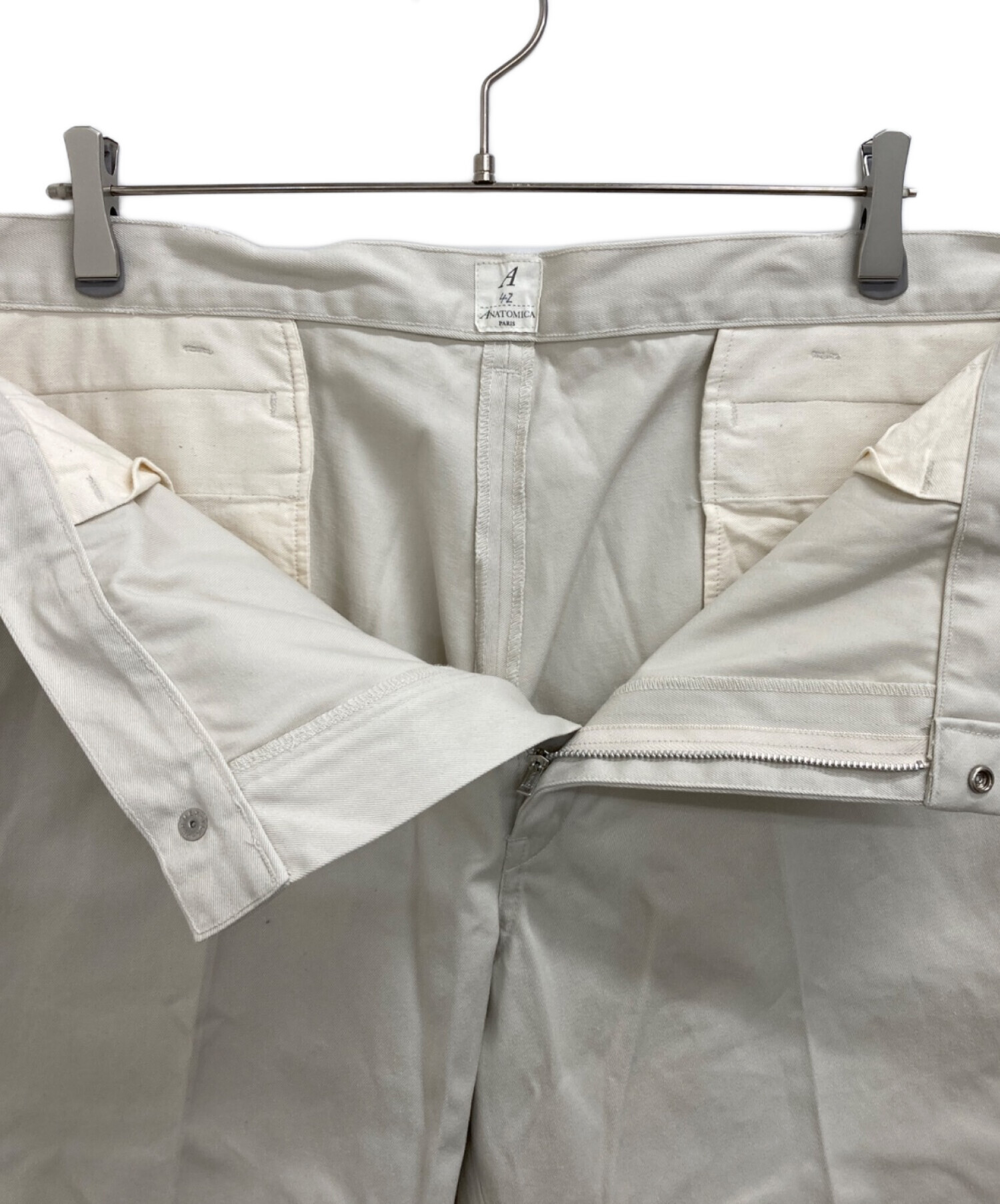 中古・古着通販】ANATOMICA (アナトミカ) デニムパンツ アイボリー