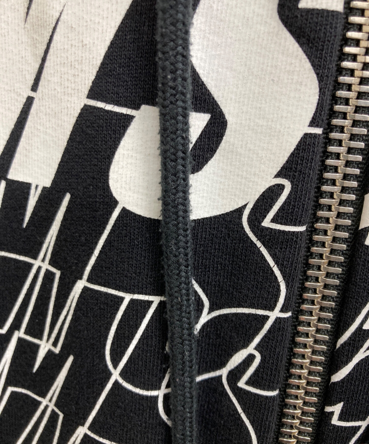 中古・古着通販】MSGM (エムエスジーエム) ジップパーカー ブラック