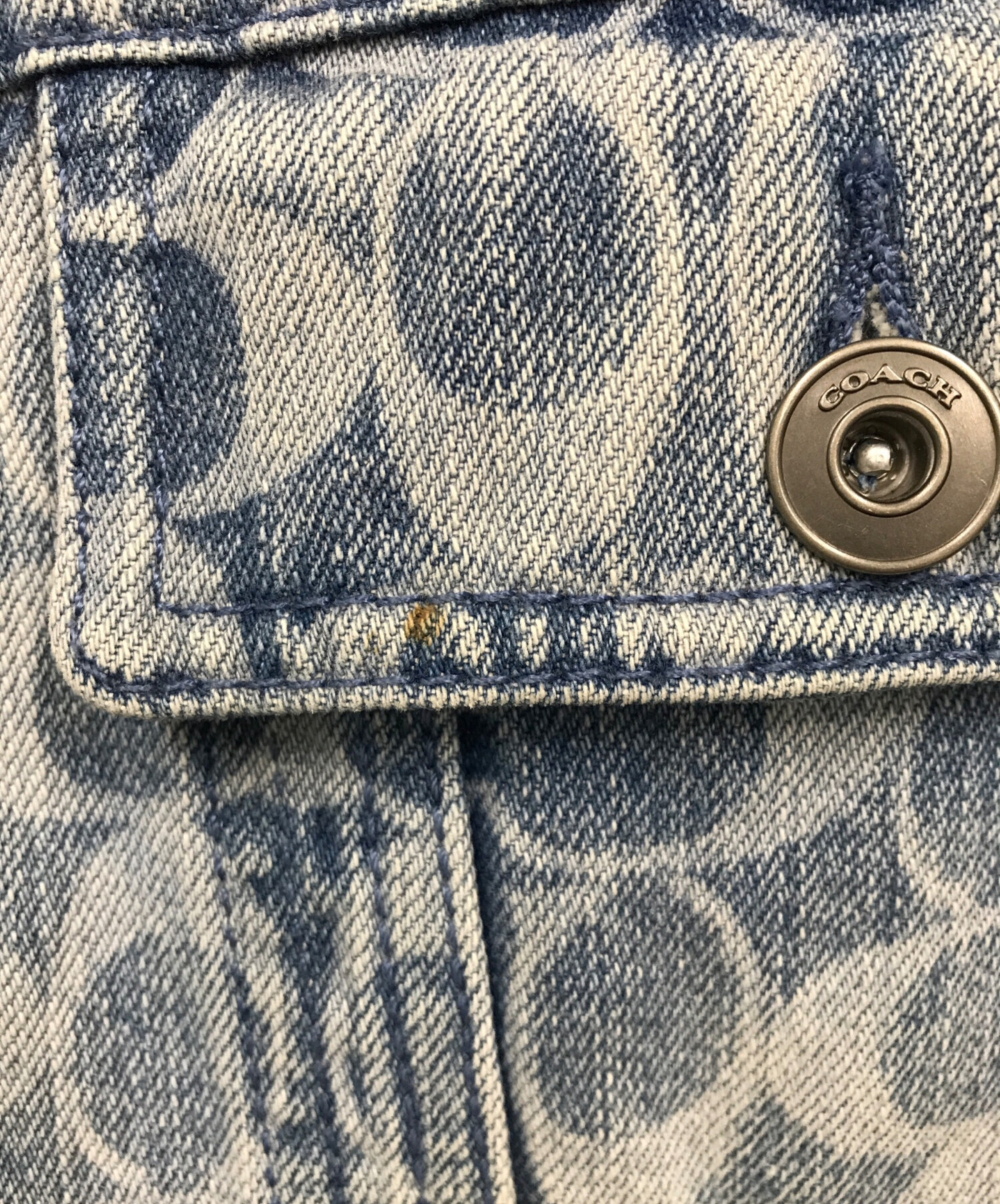 コーチデニムジャケット タグ付き。未使用品。 中古・古着通販】COACH (コーチ) デニムジャケット ブルー サイズ:L
