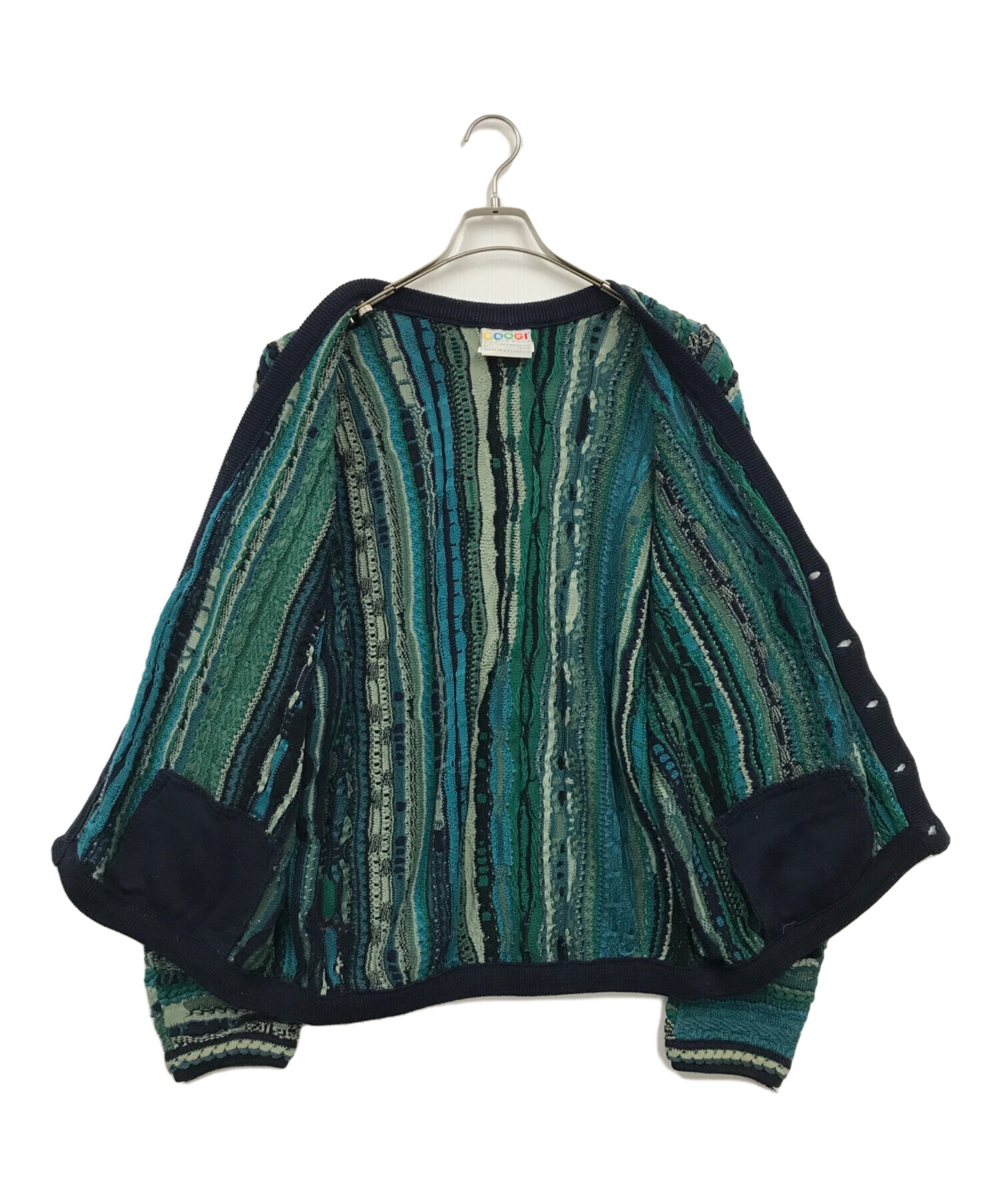 中古・古着通販】Coogi (クージー) 3Dコットンニットカーディガン 