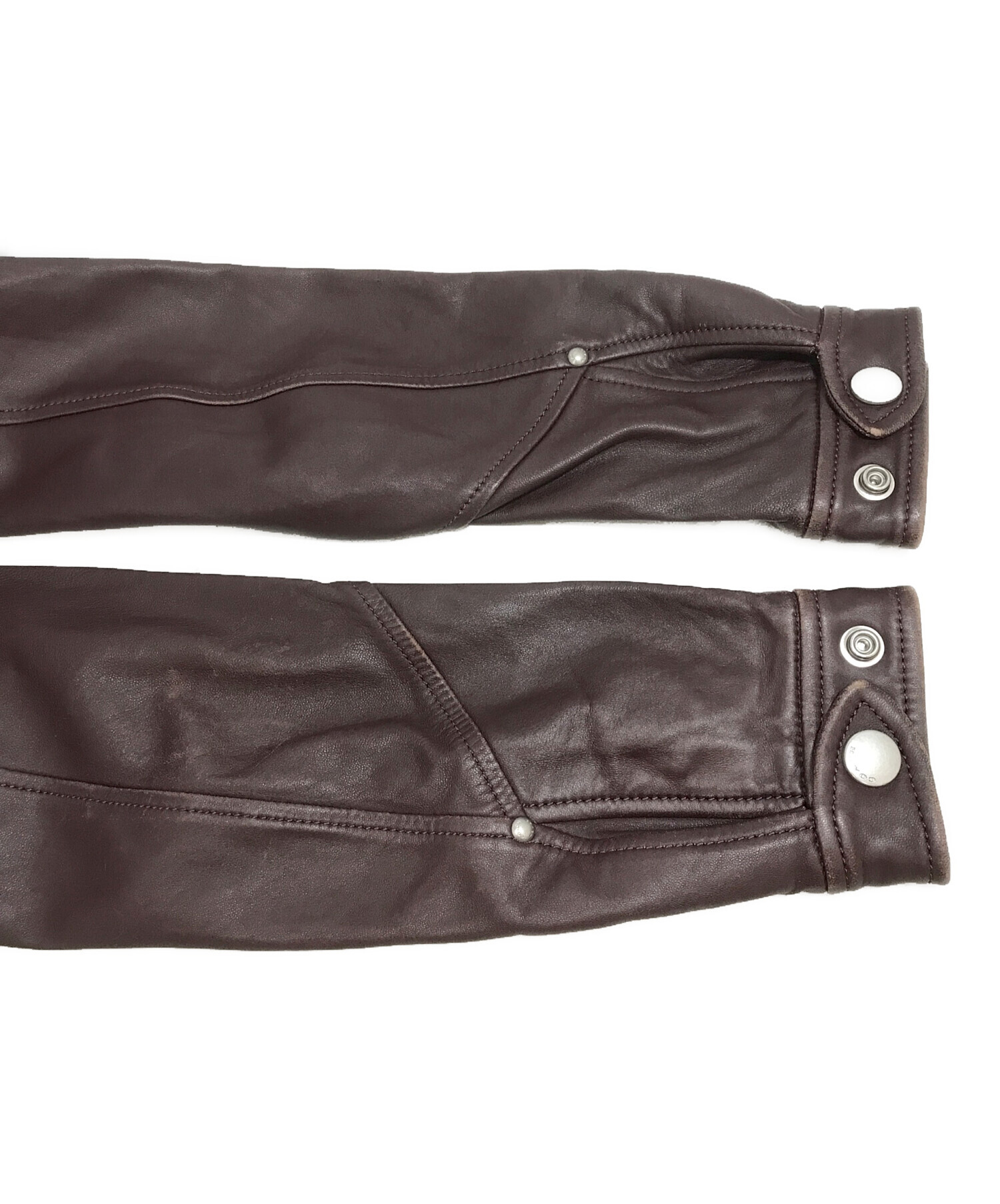 中古・古着通販】COACH (コーチ) シープレザーダブルライダース