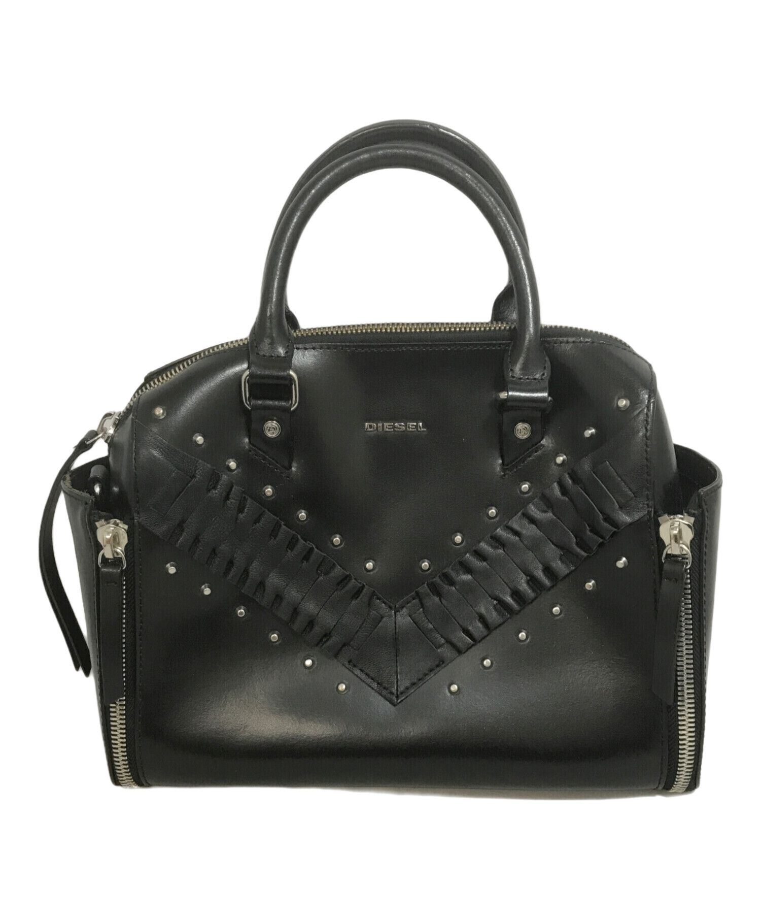 希少！　ディーゼル　ハンドバッグ 中古・古着通販】DIESEL (ディーゼル) ハンドバッグ ブラック