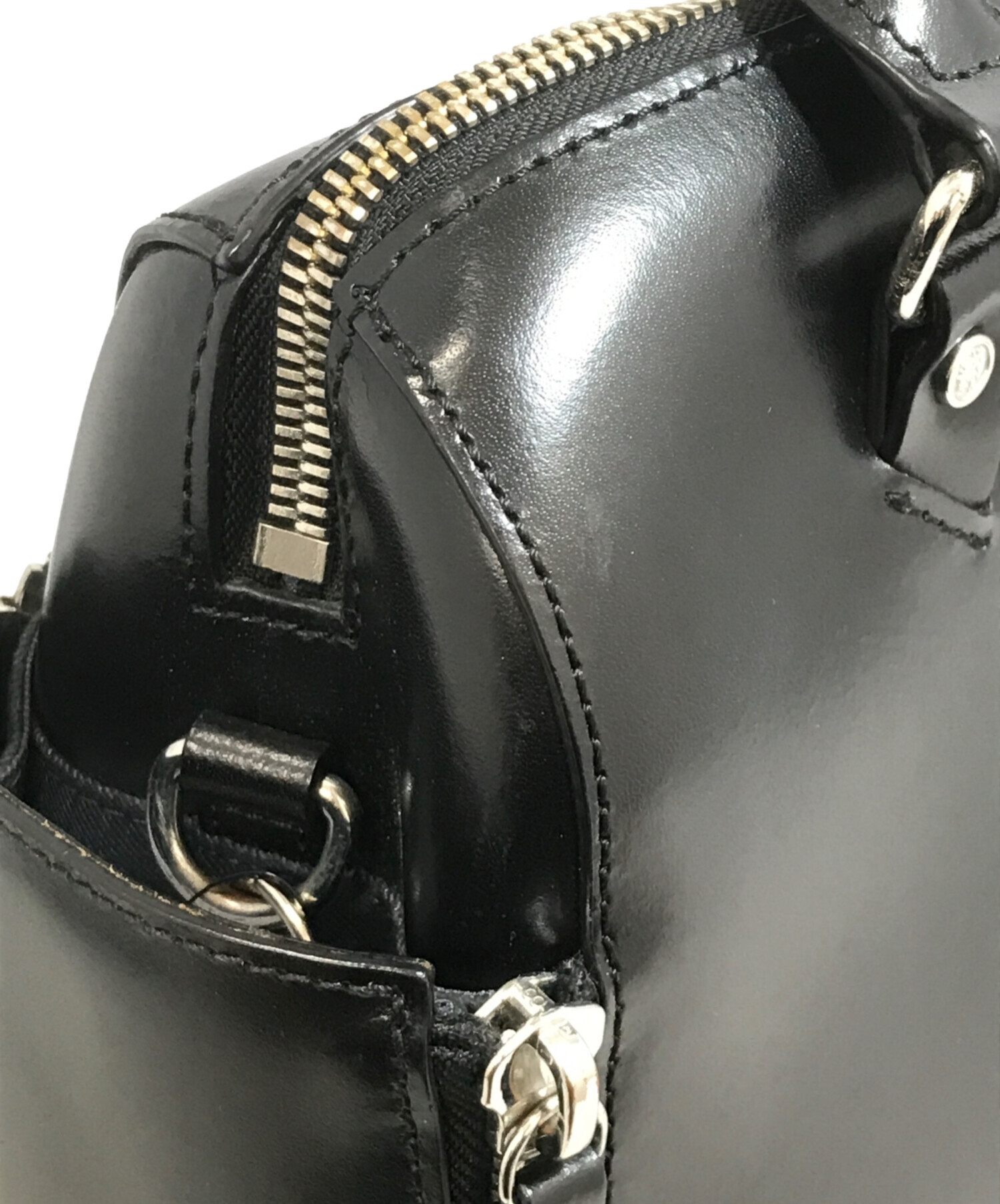 中古・古着通販】DIESEL (ディーゼル) ハンドバッグ ブラック