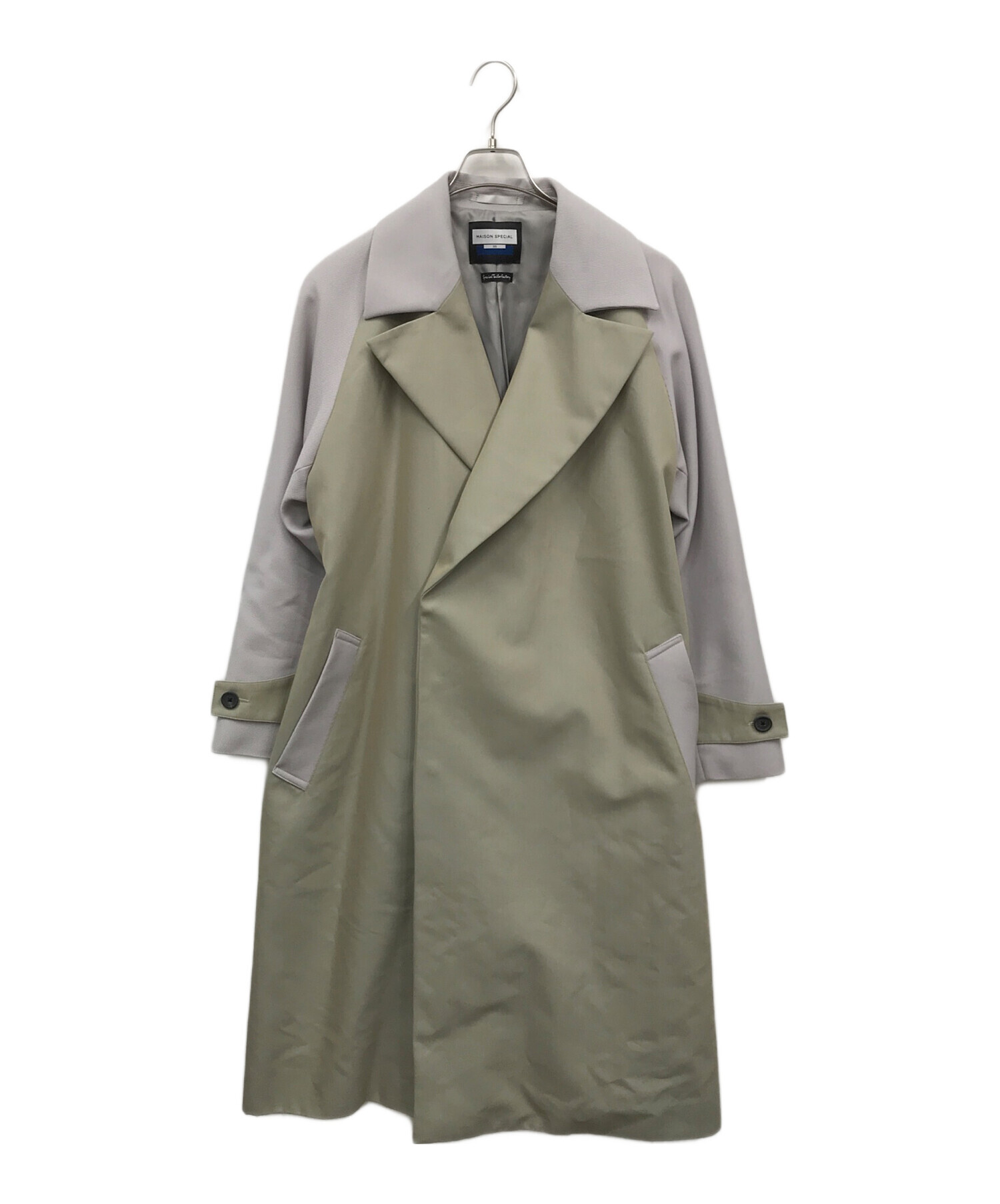中古・古着通販】MAISON SPECIAL (メゾンスペシャル) バイカラーコート