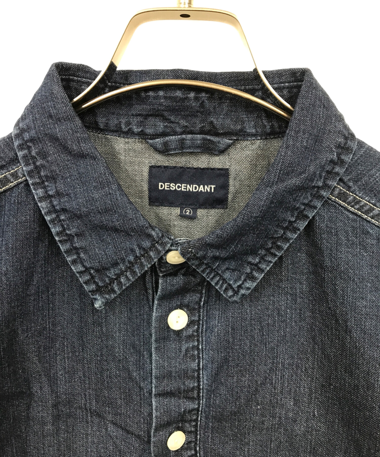 中古・古着通販】DESCENDANT (ディセンダント) POデニムシャツ