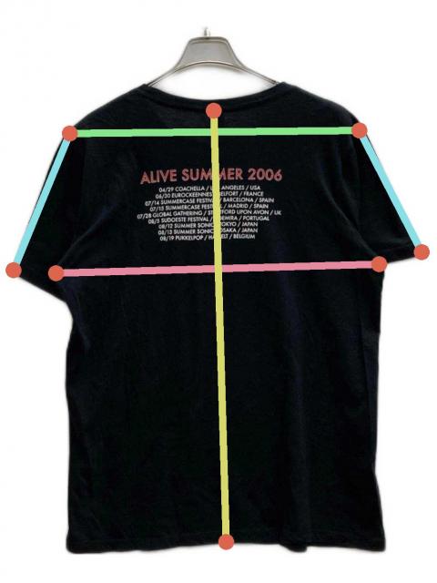 中古・古着通販】daft punk (ダフト・パンク) バンドTシャツ ブラック