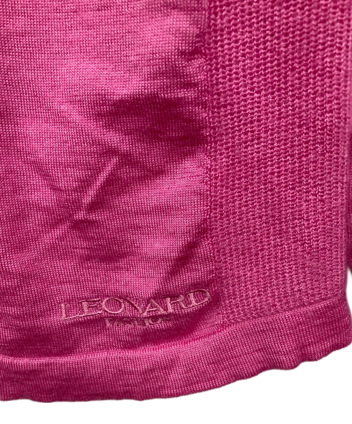 中古・古着通販】LEONARD (レオナール) カシミヤシルクニット ピンク
