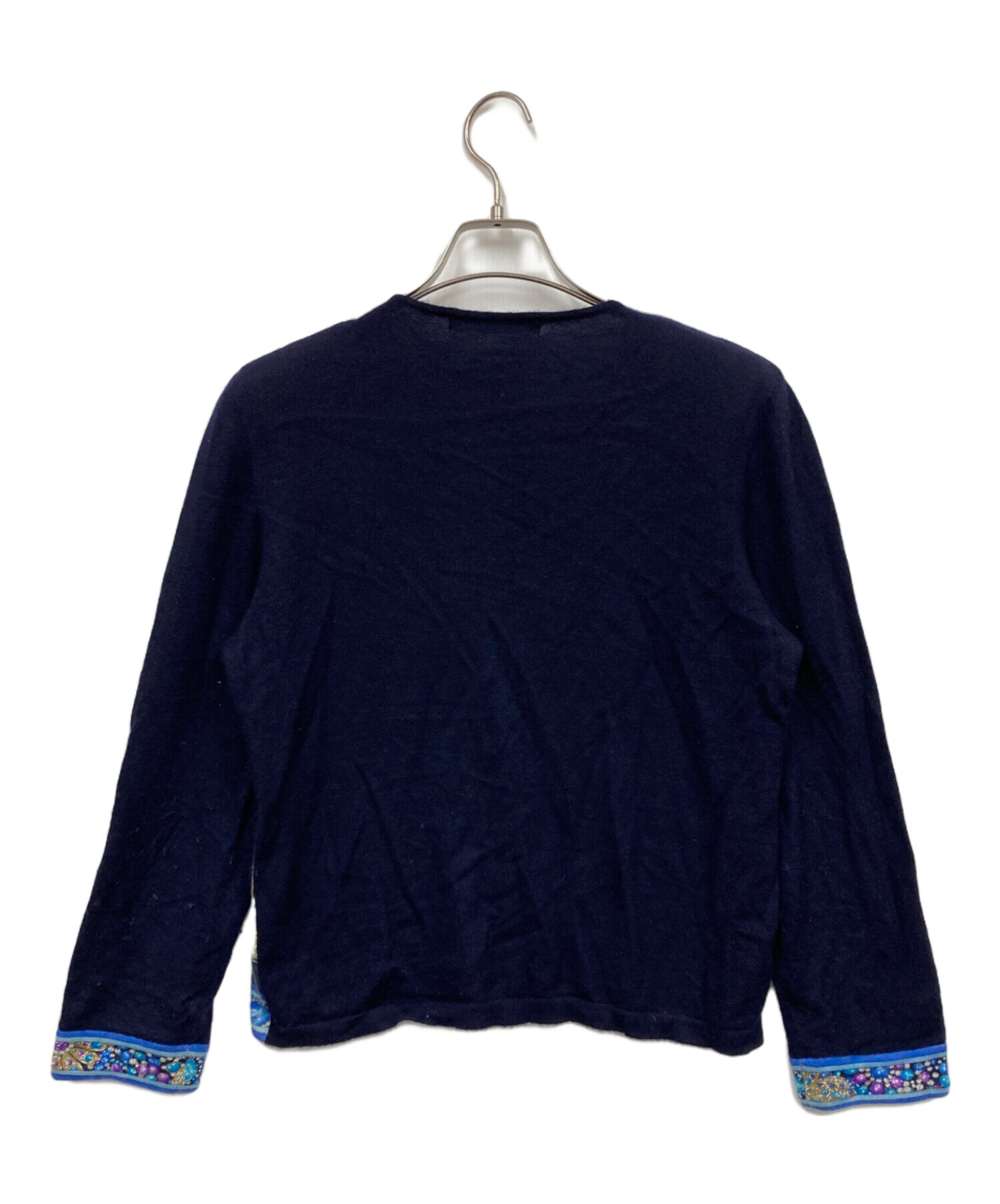 中古・古着通販】LEONARD (レオナール) カシミヤラインストーン