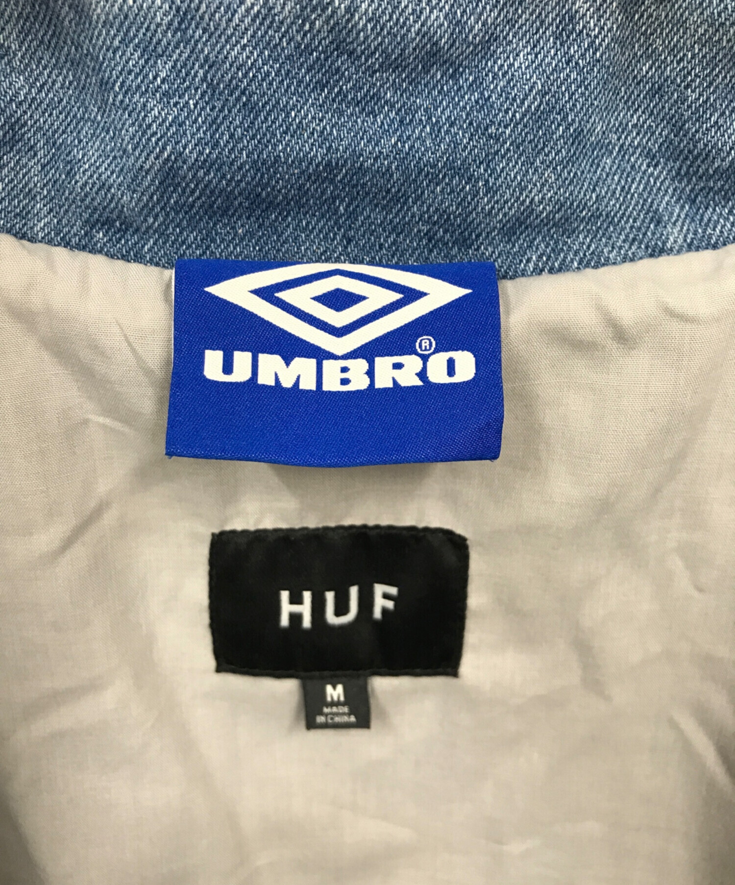 中古・古着通販】UMBRO (アンブロ) HUF (ハフ) デニムジャケット