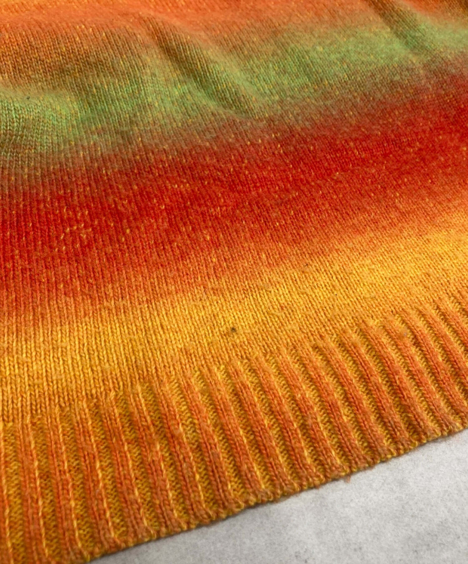 中古・古着通販】TTT MSW (ティー) Kasuri Knit polo レッド サイズ:L