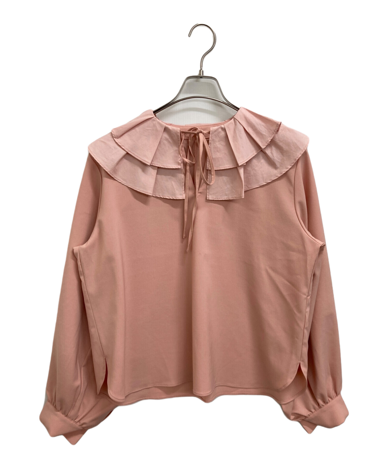 中古・古着通販】HeRIN.CYE (ヘリンドットサイ) ブラウス ピンク 