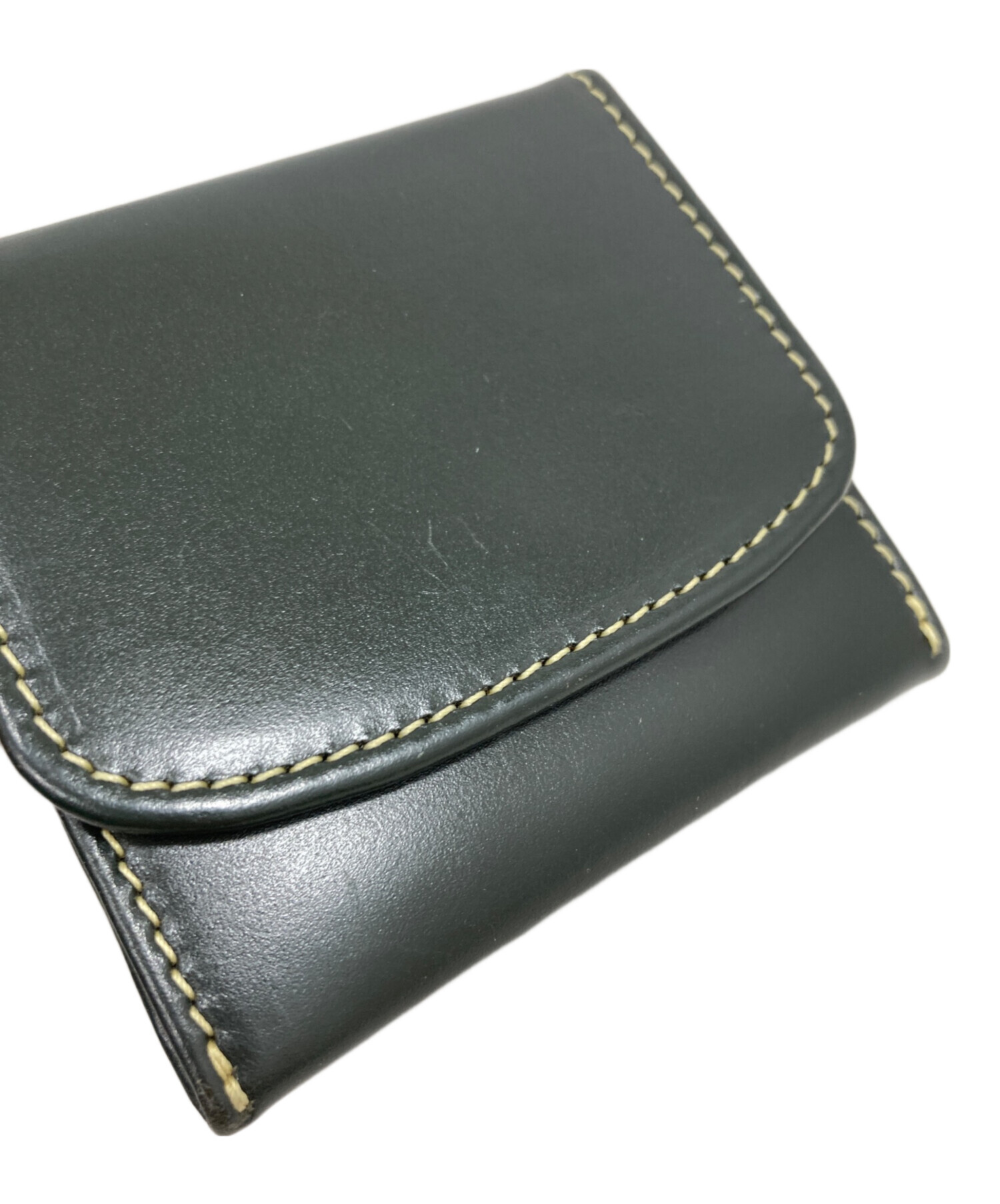 Whitehouse COX (ホワイトハウスコックス) コインケース ブラック メンズ 財布 中古・古着