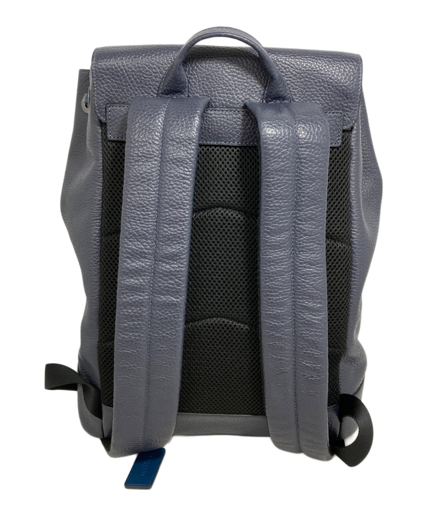 COACH 紺レザーリュック 中古・古着通販】COACH (コーチ) レザーリュック ネイビー｜ブランド