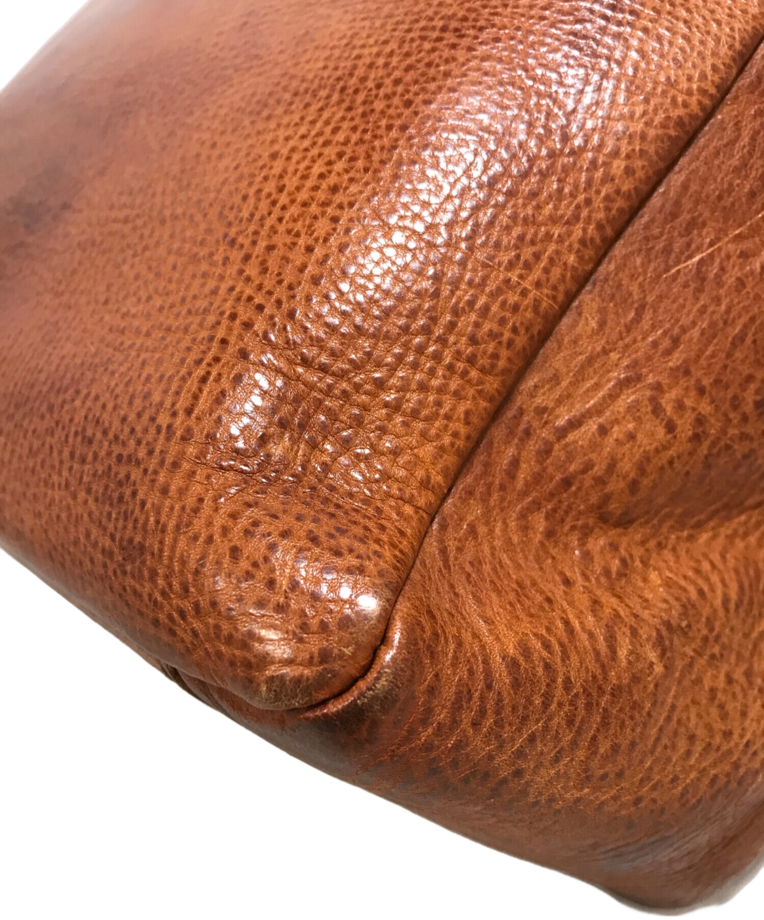 中古・古着通販】genten (ゲンテン) レザートートバッグ ブラウン