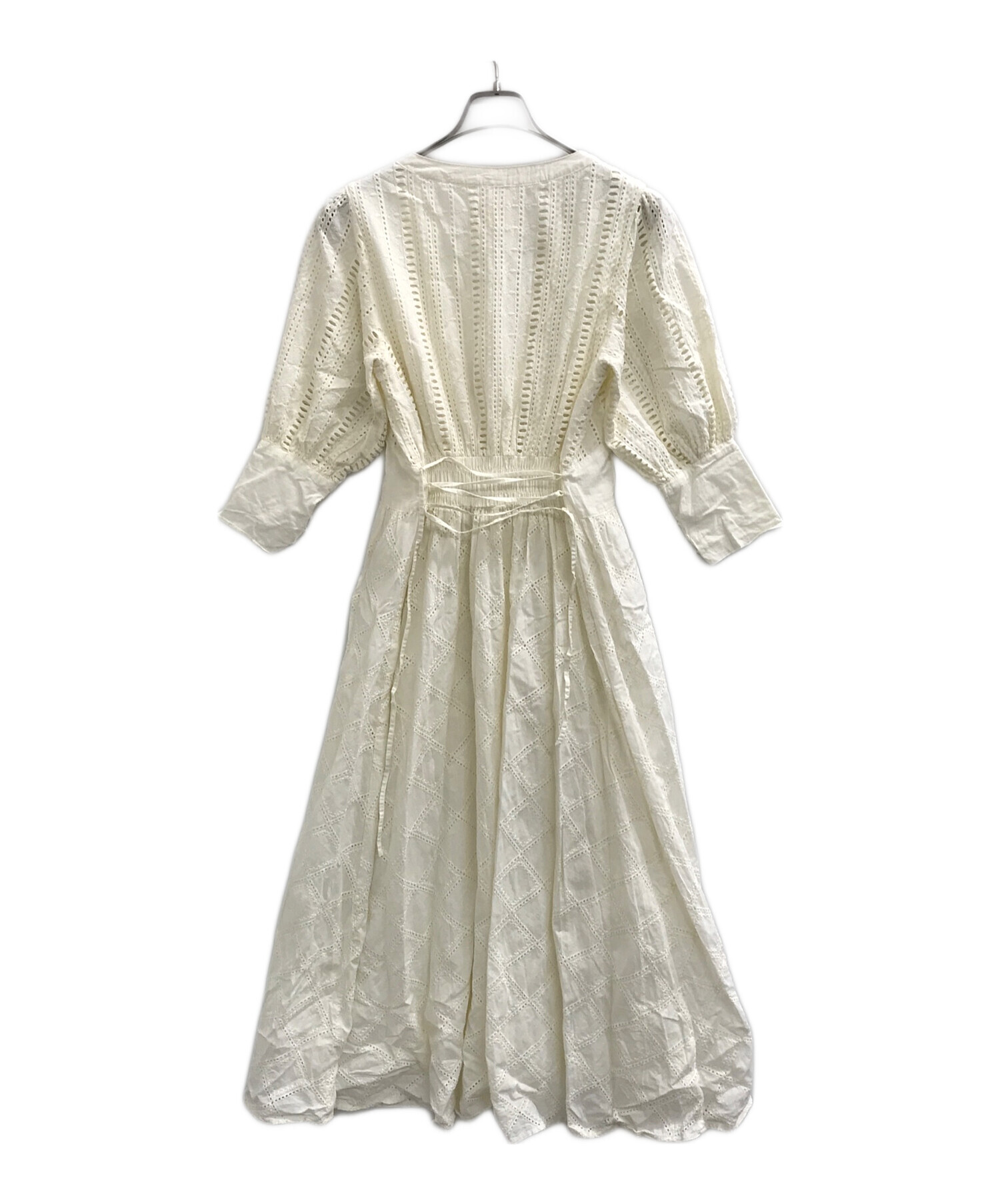 中古・古着通販】AMERI (アメリ) MEDI CRUMPLE COTTON LACE DRESS  