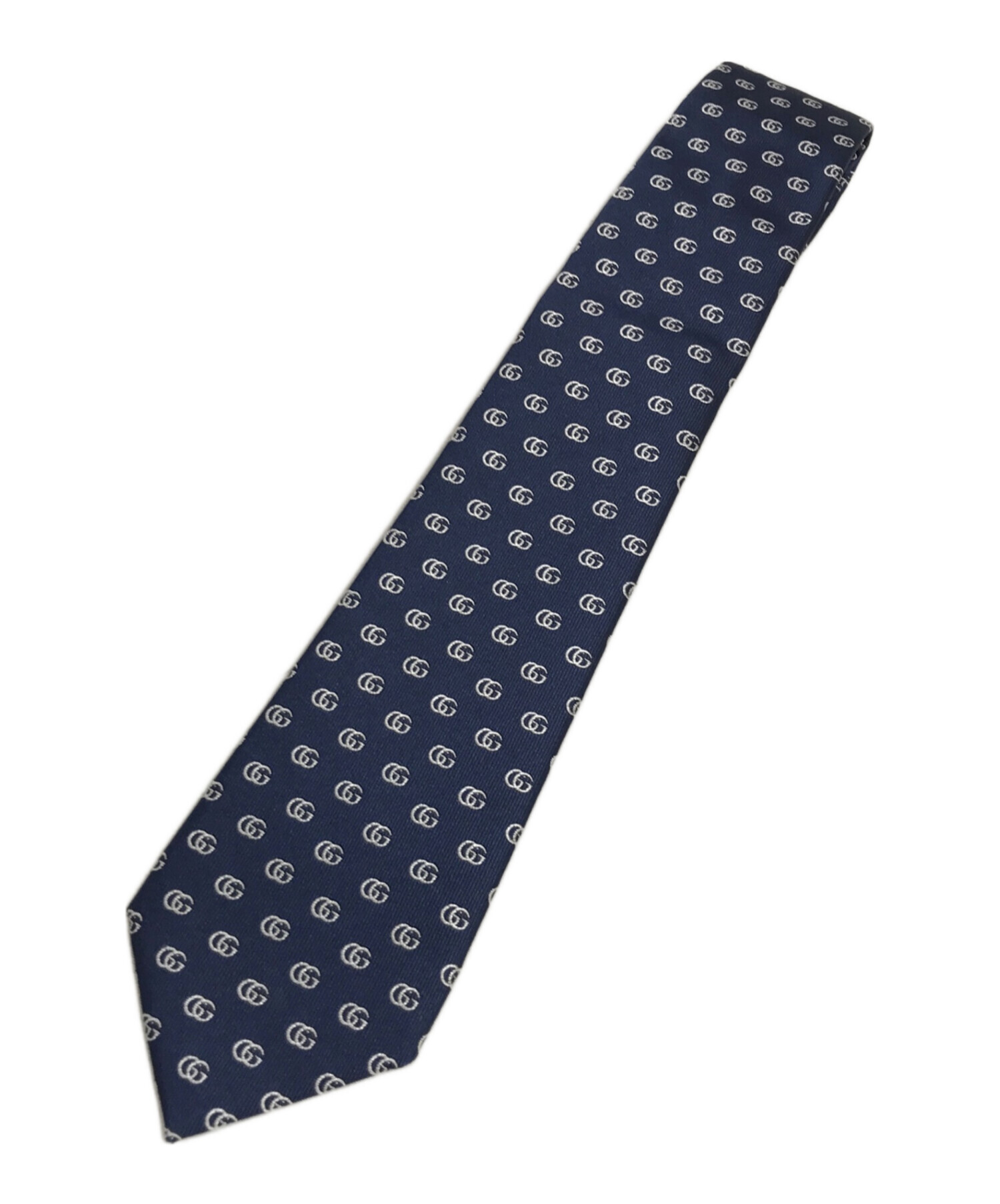 GUCCI ネクタイネイビー　新品未使用 グッチ GUCCI ネクタイ 456520-4B002-4168 メンズ ネイビー ネクタイ