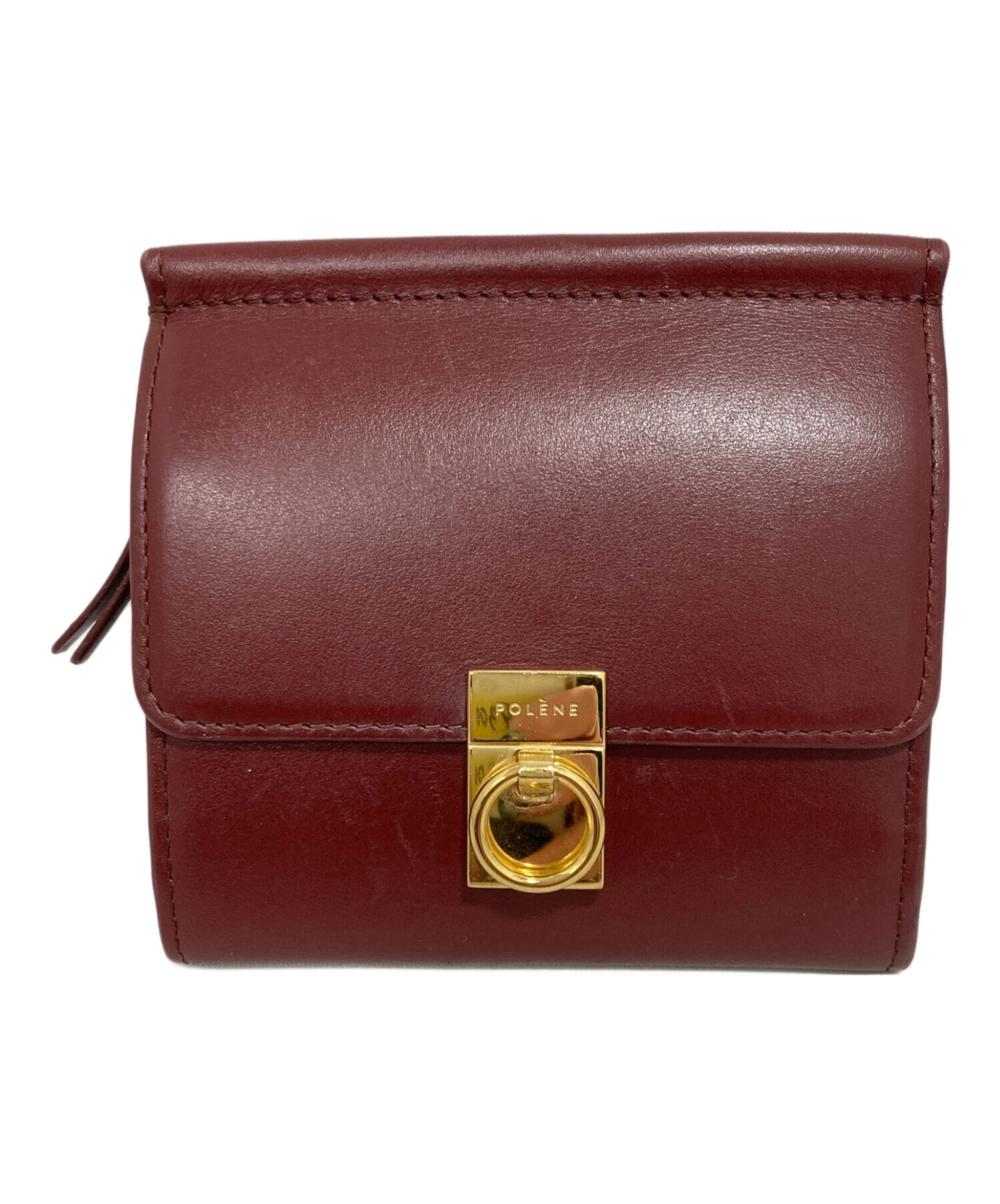 中古・古着通販】POLENE (ポレーヌ) 財布 レッド｜ブランド・古着通販