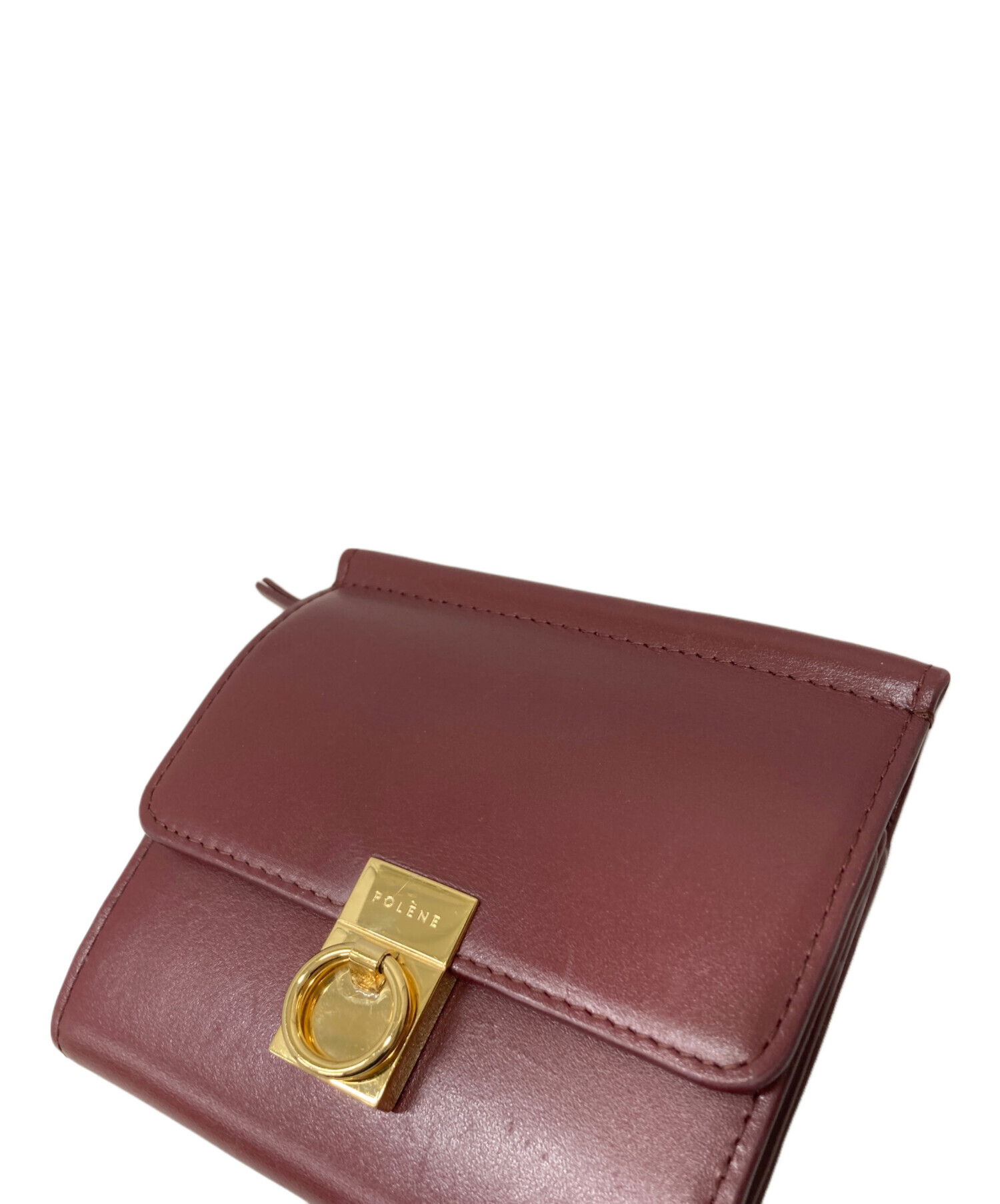 POLENE 財布・ケース 中古・古着通販】POLENE (ポレーヌ) 財布 レッド｜ブランド・古着通販