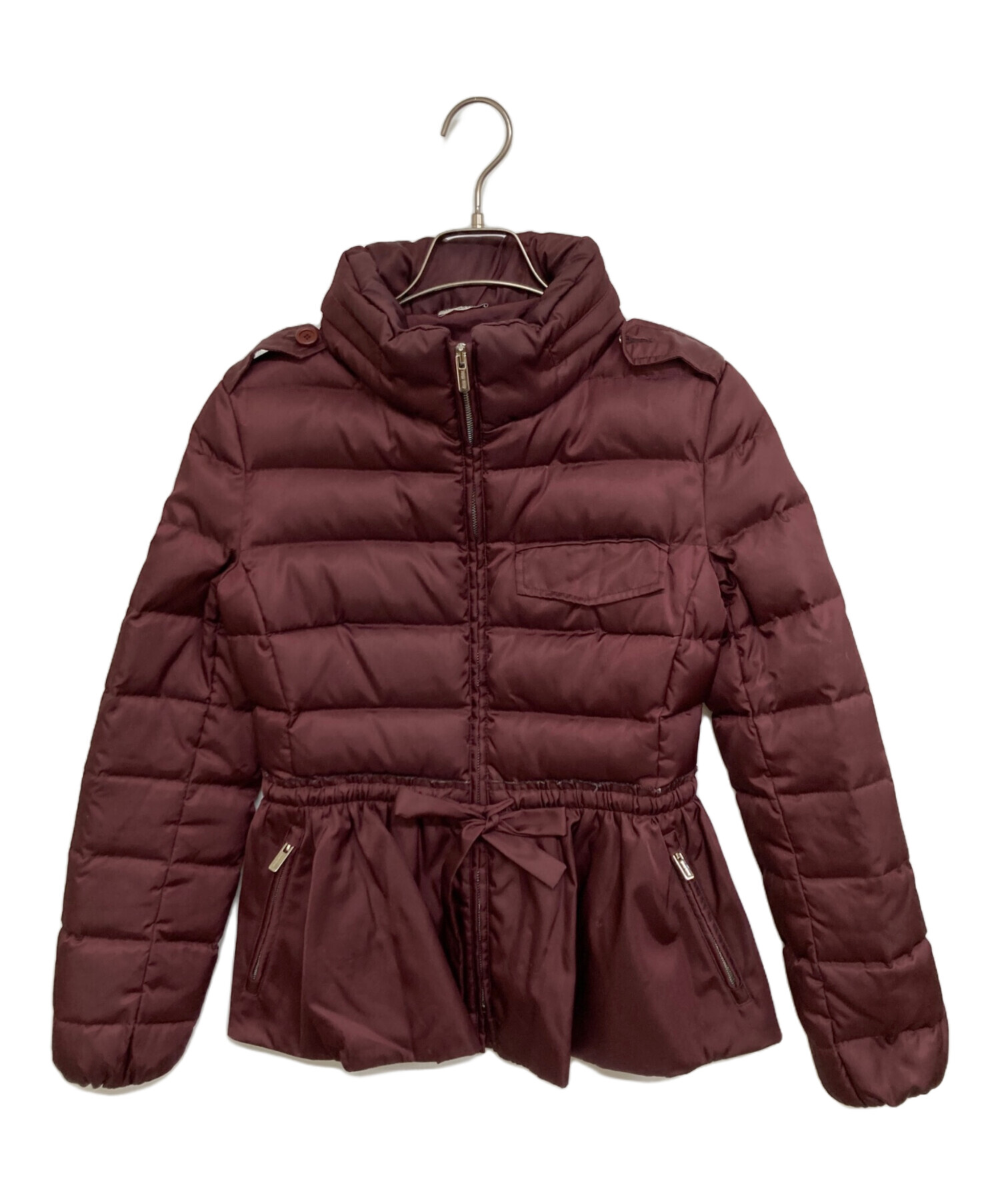 中古・古着通販】MIU MIU (ミュウミュウ) ペプラムダウンジャケット