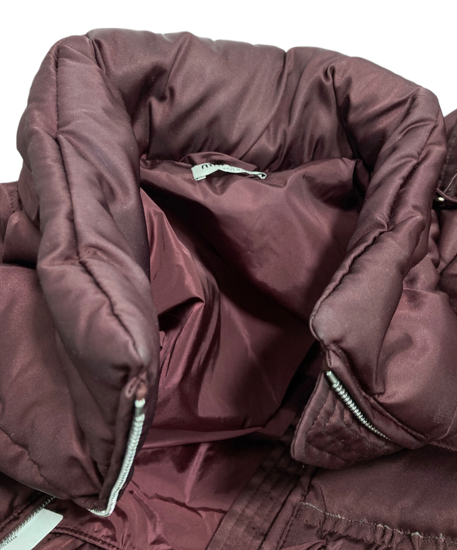 中古・古着通販】MIU MIU (ミュウミュウ) ペプラムダウンジャケット