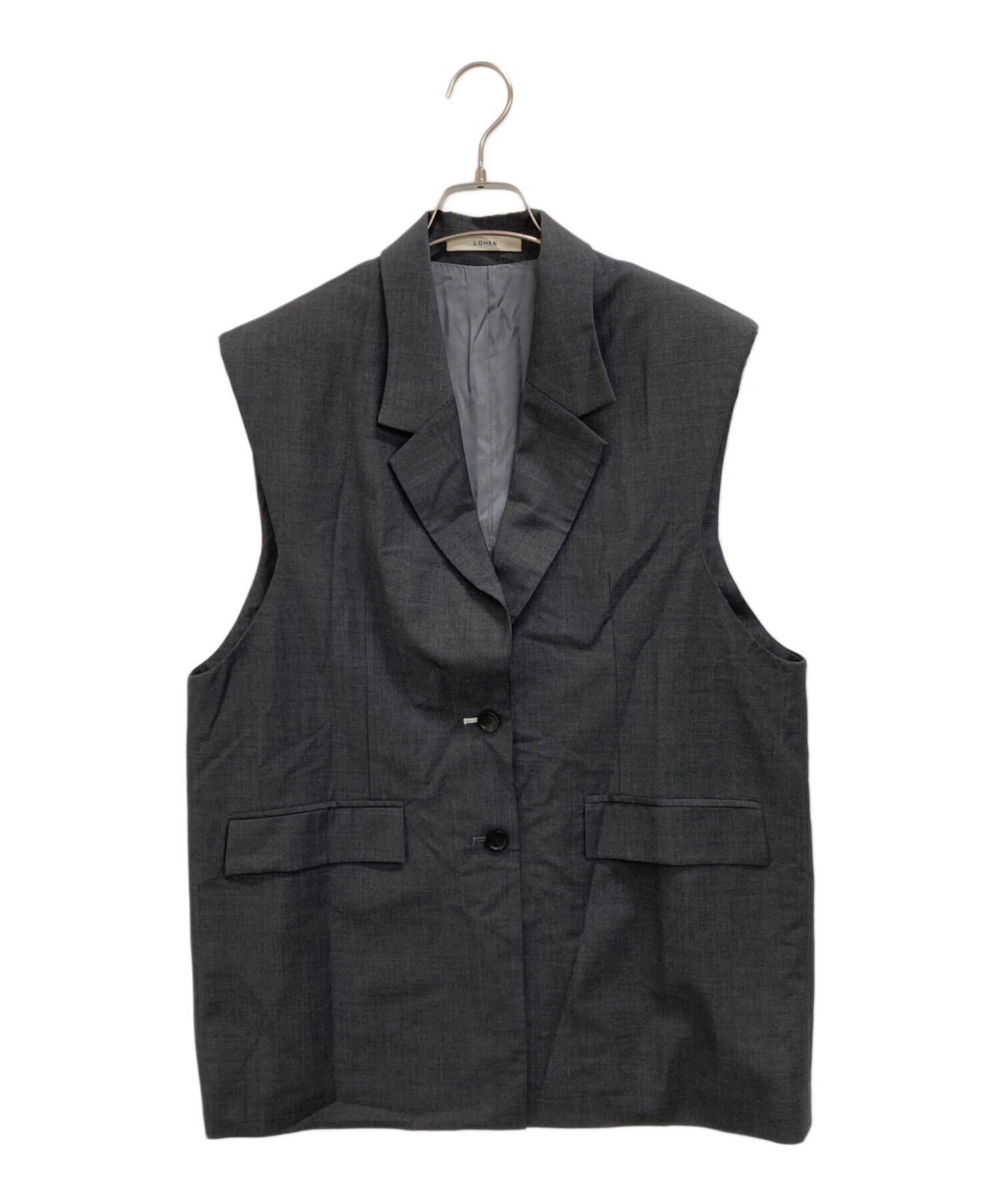 LOHEN / ローヘン | コットン混 ノースリーブ ブラウス シャツ | 38