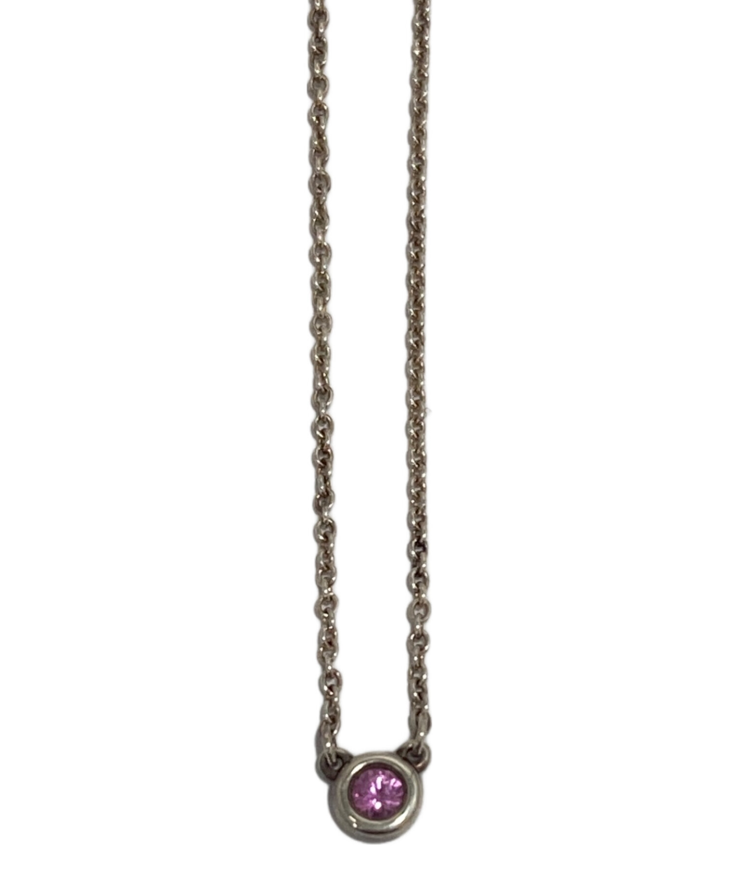 中古・古着通販】TIFFANY & Co. (ティファニー) ネックレス ピンク 
