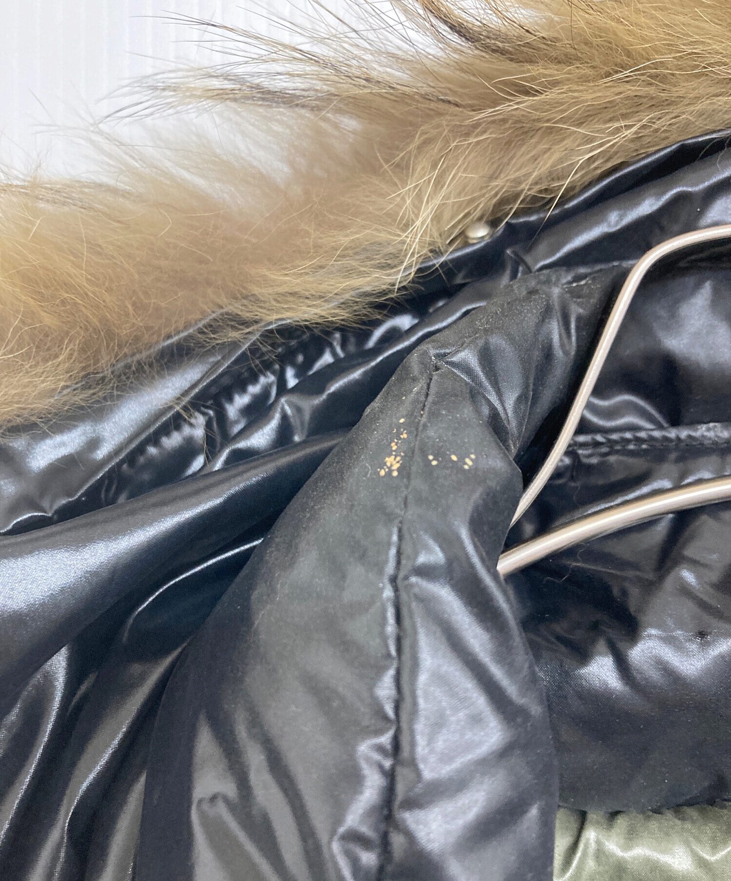 中古・古着通販】MONCLER (モンクレール) ROD ファーダウンジャケット