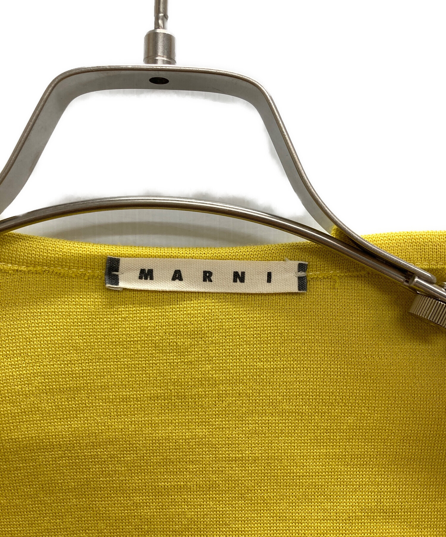 中古・古着通販】MARNI (マルニ) フリルブラウス イエロー サイズ:38 