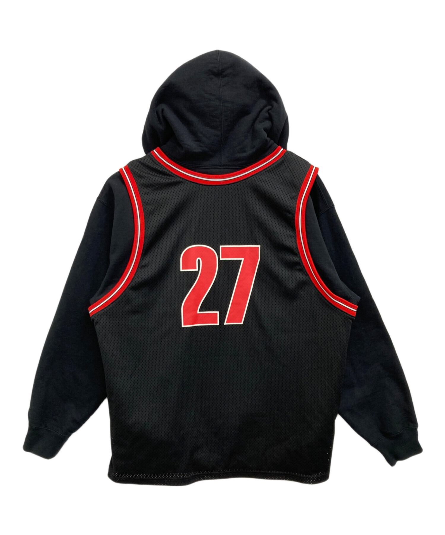 中古・古着通販】SUPREME (シュプリーム) Basketball Jersey Hooded 