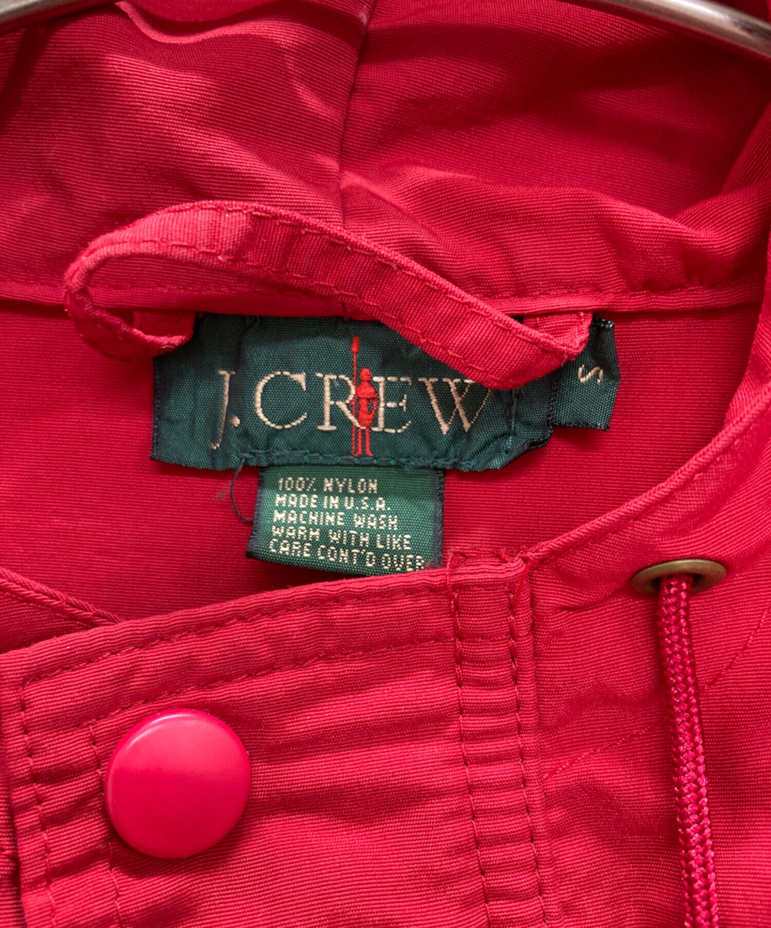 中古・古着通販】J.CREW (ジェイクルー) アノラックパーカー レッド 
