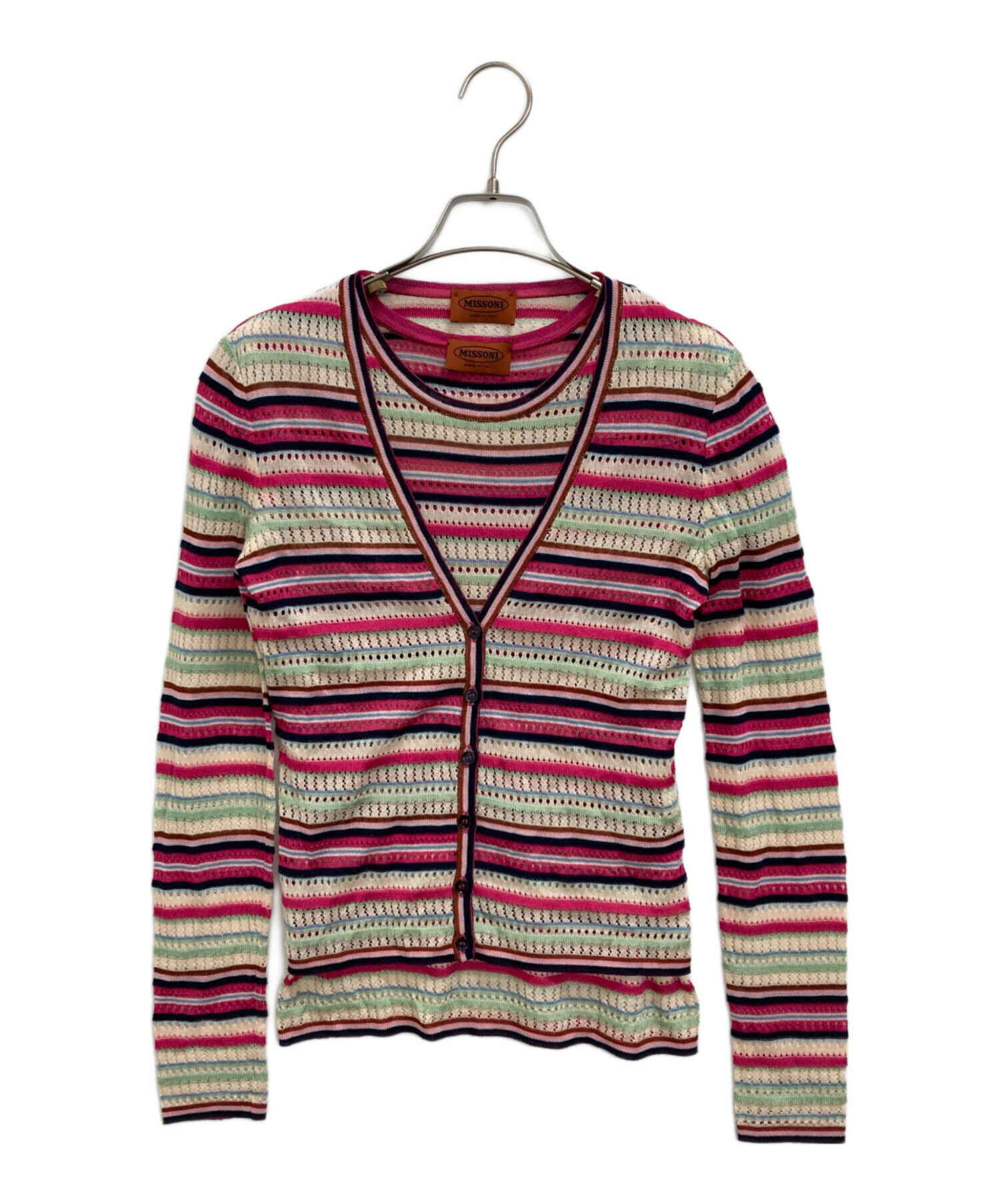 中古・古着通販】MISSONI (ミッソーニ) アンサンブルカーディガン