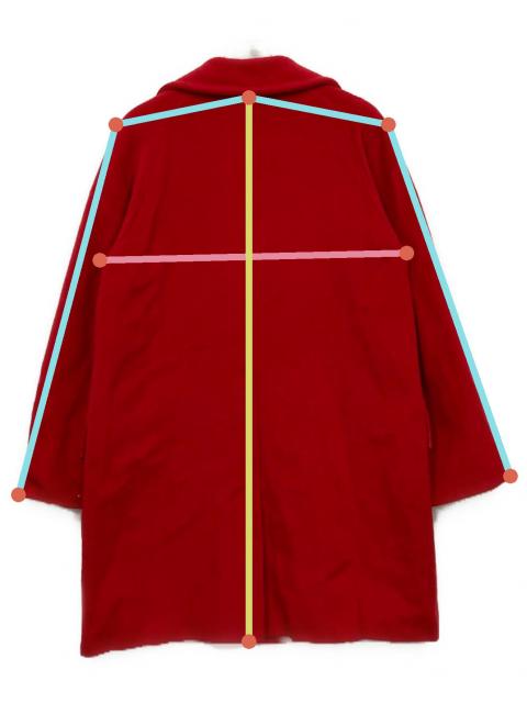 中古・古着通販】MaxMara (マックスマーラ) ダブルコート レッド