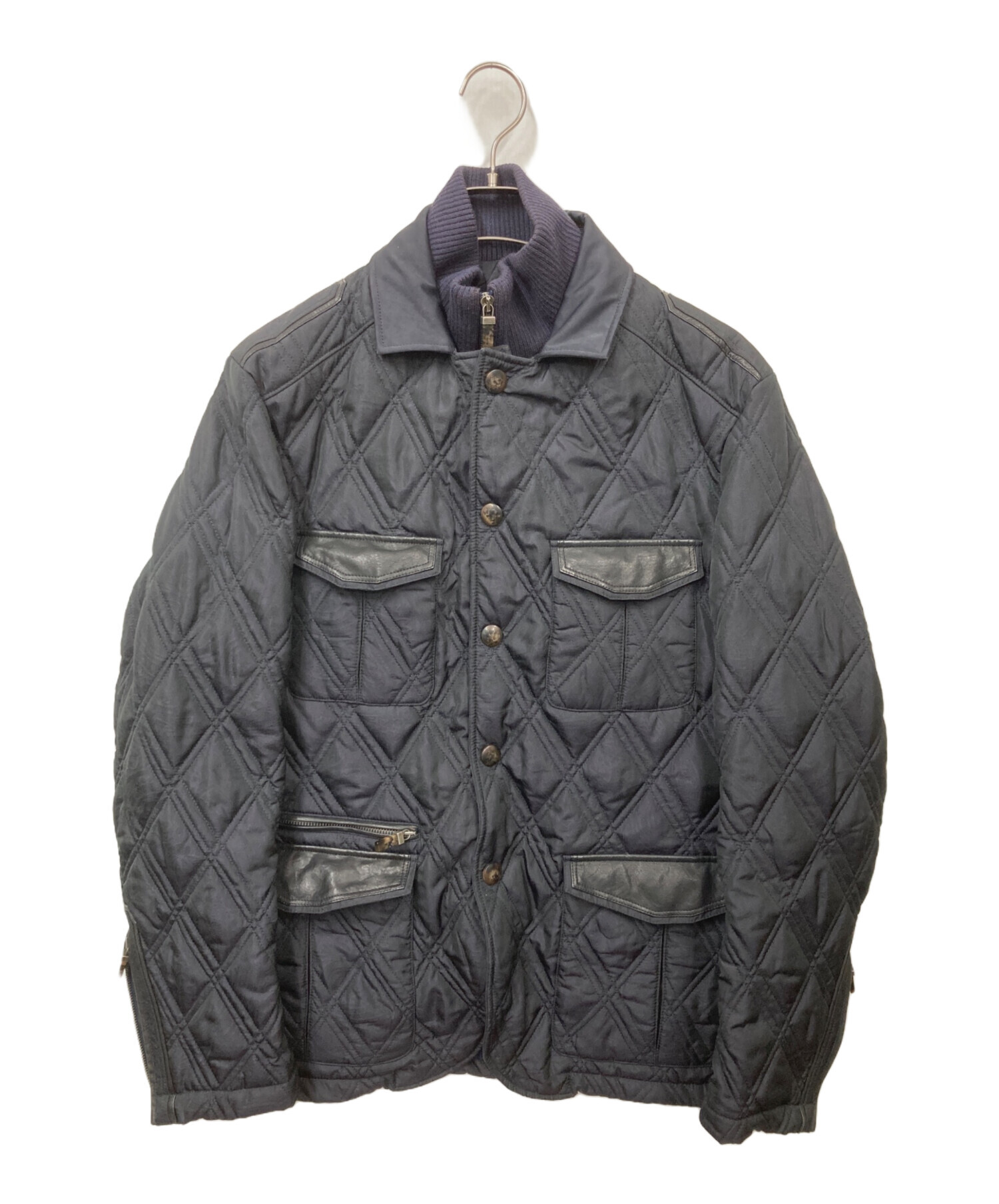 中古・古着通販】ETRO (エトロ) ドッキングジャケット ネイビー サイズ 