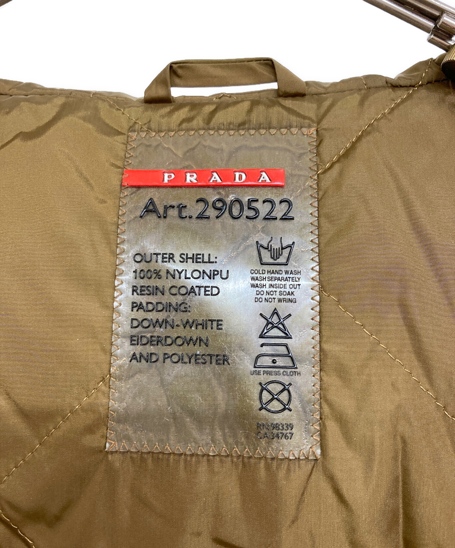 中古・古着通販】PRADA SPORTS (プラダスポーツ) ファーダウン