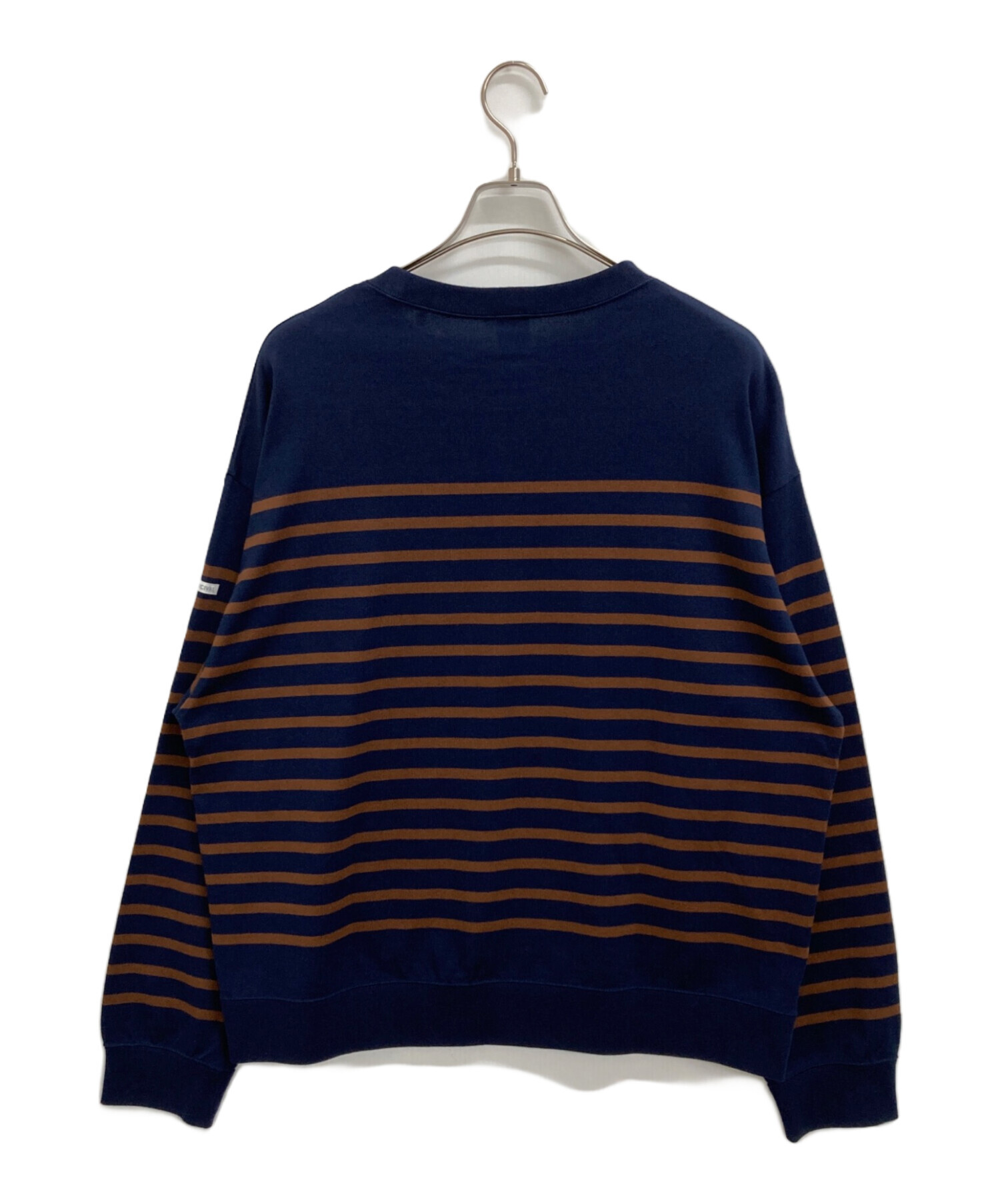 ORCIVAL 青ボーダー ORCIVAL（オーシバル） tシャツ ボートネック 5分袖ボーダーカットソー