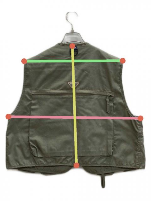 中古・古着通販】Columbia (コロンビア) フィッシングベスト グリーン