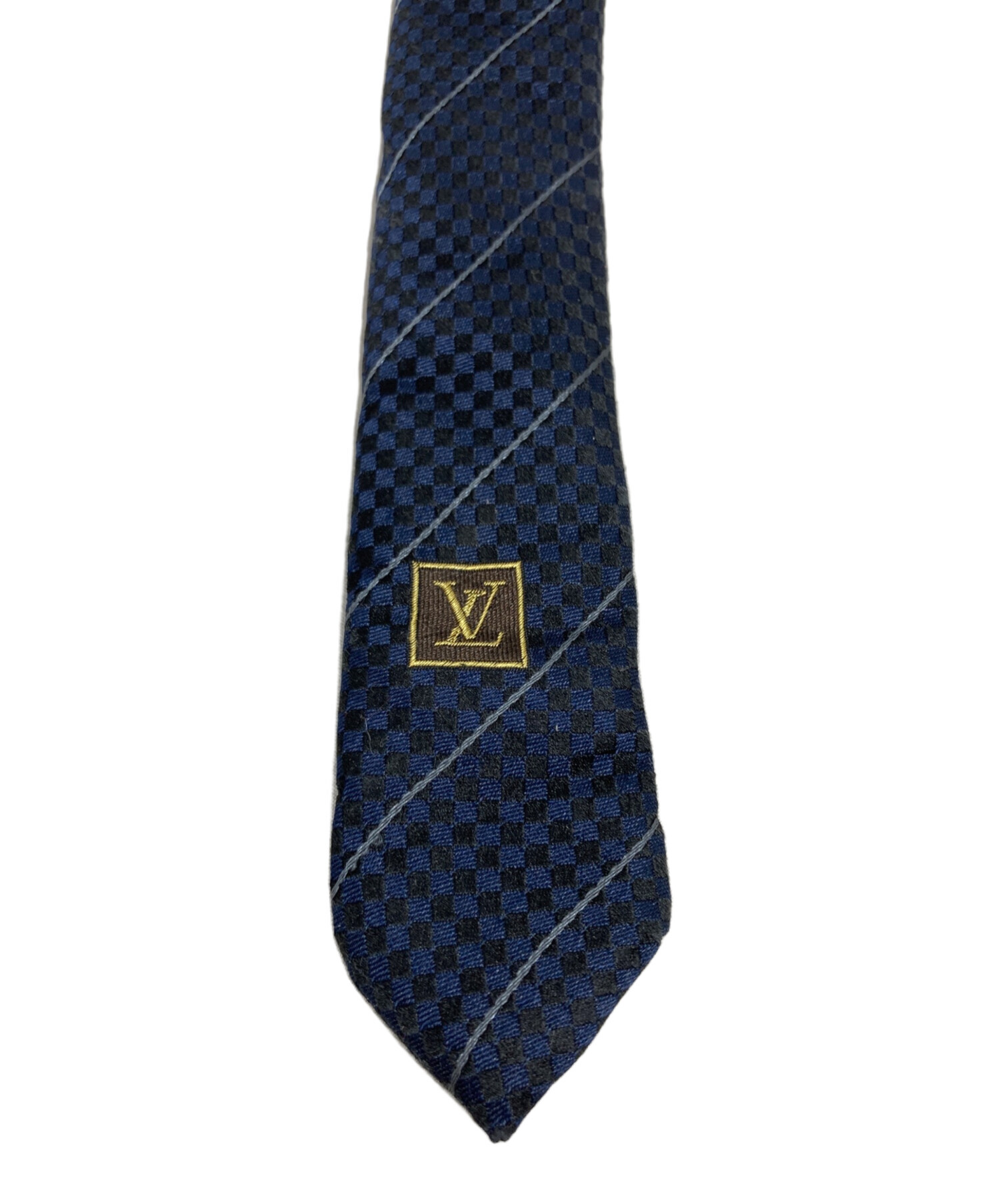 中古・古着通販】LOUIS VUITTON (ルイ ヴィトン) ネクタイ ブルー