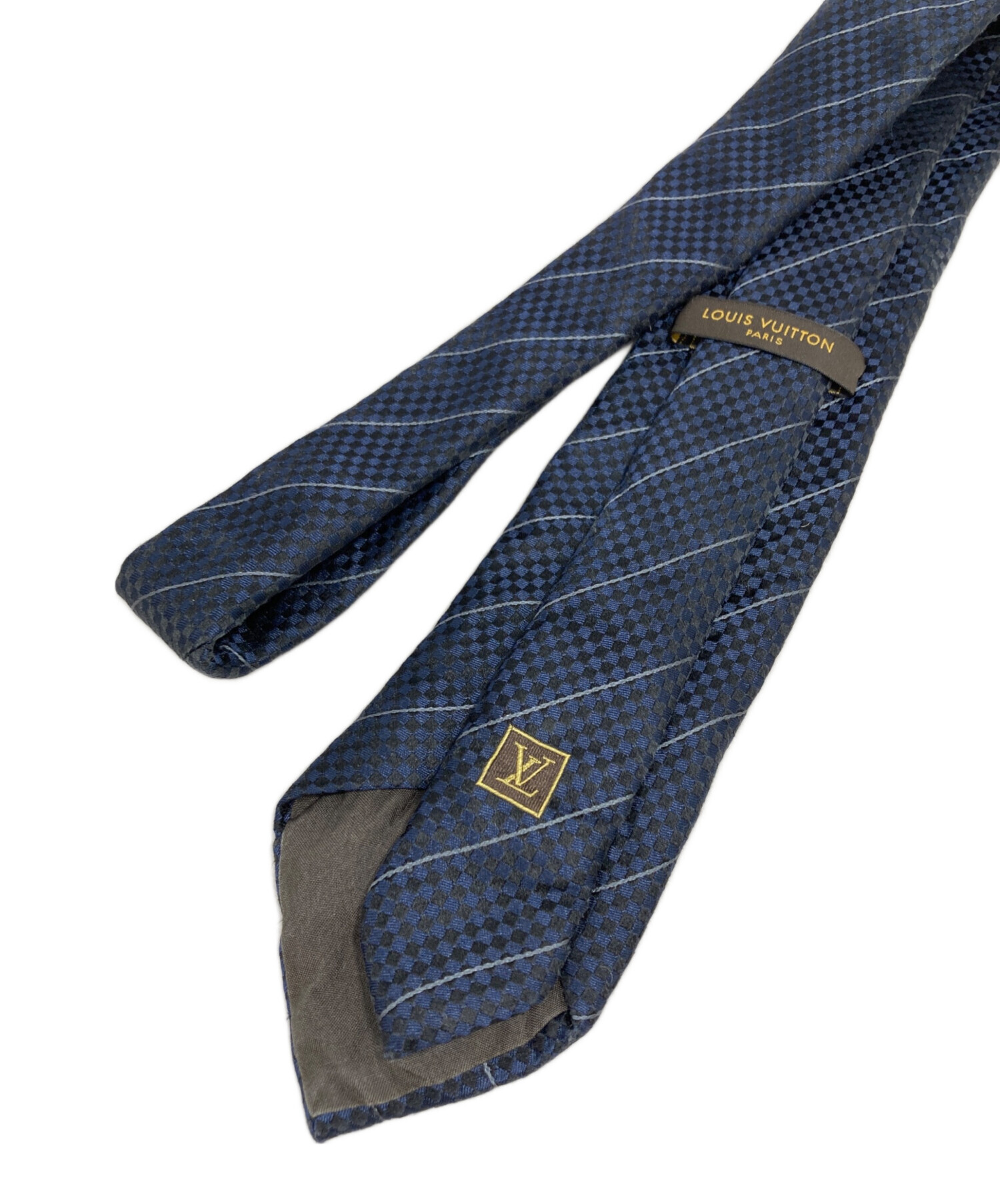 中古・古着通販】LOUIS VUITTON (ルイ ヴィトン) ネクタイ ブルー