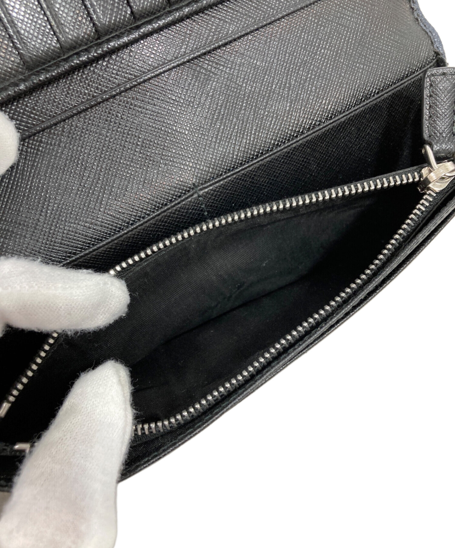 中古・古着通販】PRADA (プラダ) 長財布 ネイビー｜ブランド・古着通販