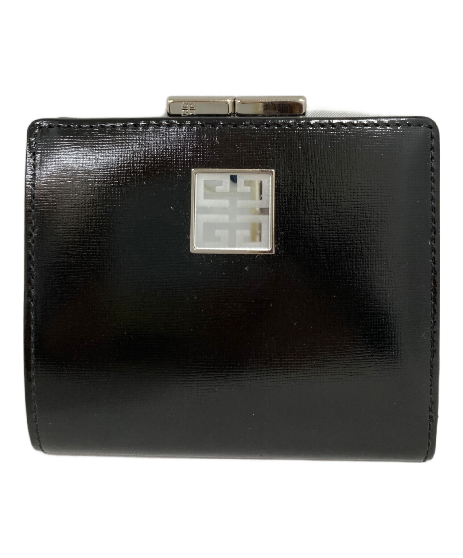 中古・古着通販】GIVENCHY (ジバンシィ) 2つ折り財布 ブラック 