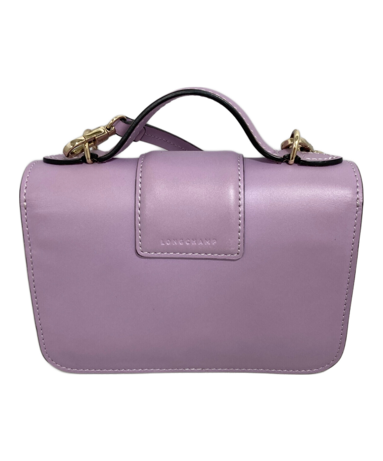 中古・古着通販】LONGCHAMP (ロンシャン) ショルダーバッグ パープル 