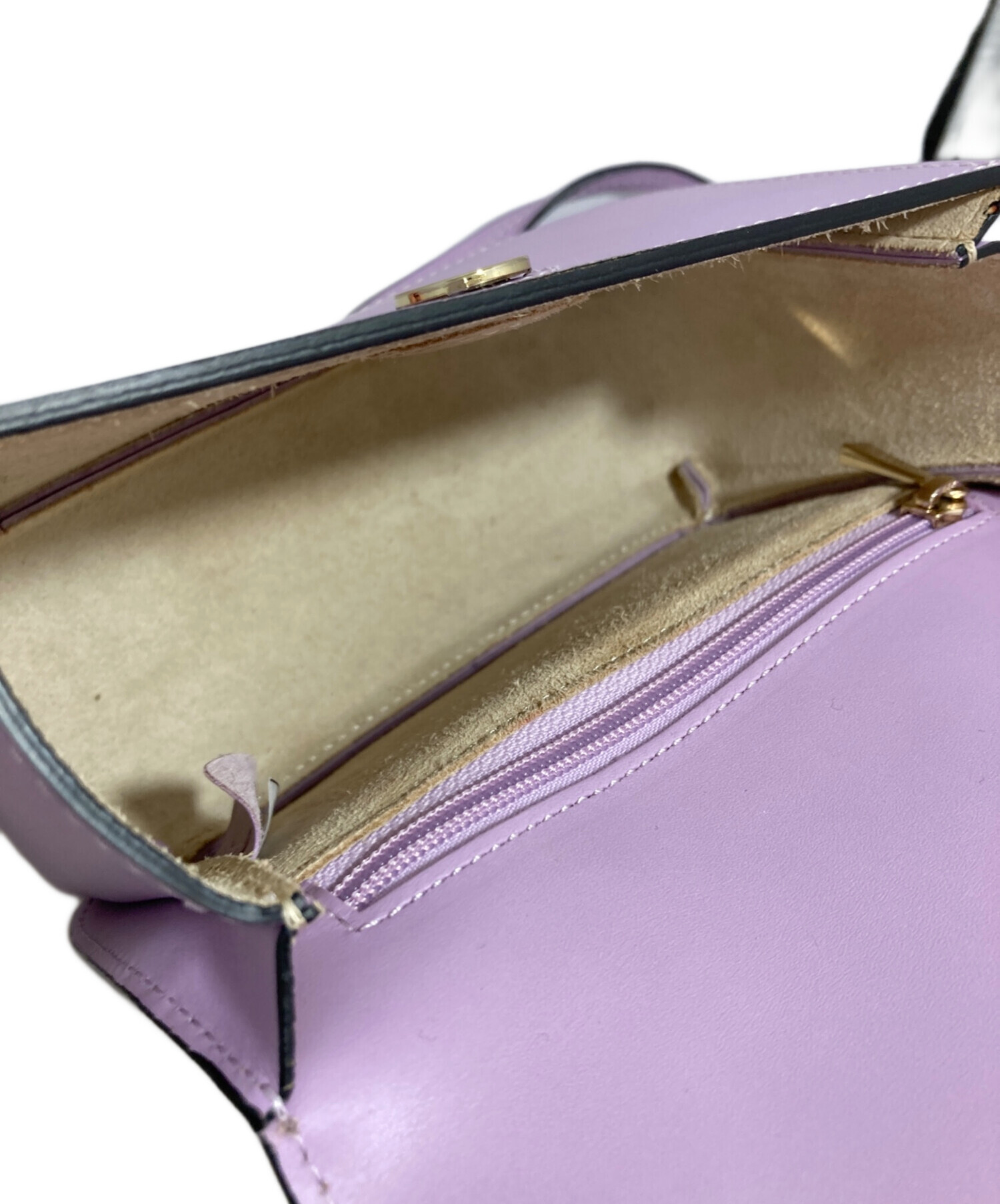 中古・古着通販】LONGCHAMP (ロンシャン) ショルダーバッグ パープル