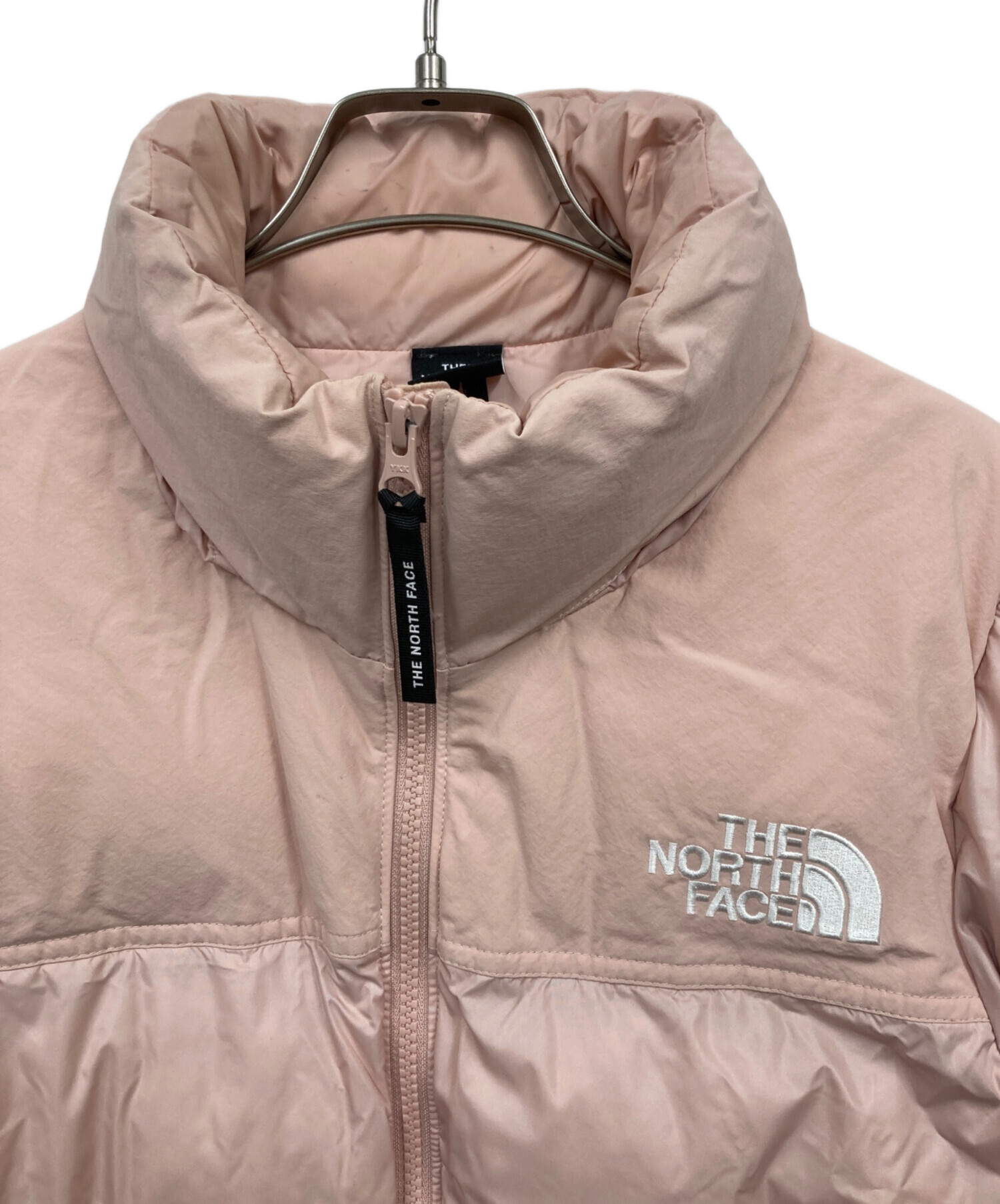 THE NORTH FACEレディース　ファー付き　ダウンジャケット　L 古着 美品】ノースフェイス ファーフード付ダウンジャケット ブラック