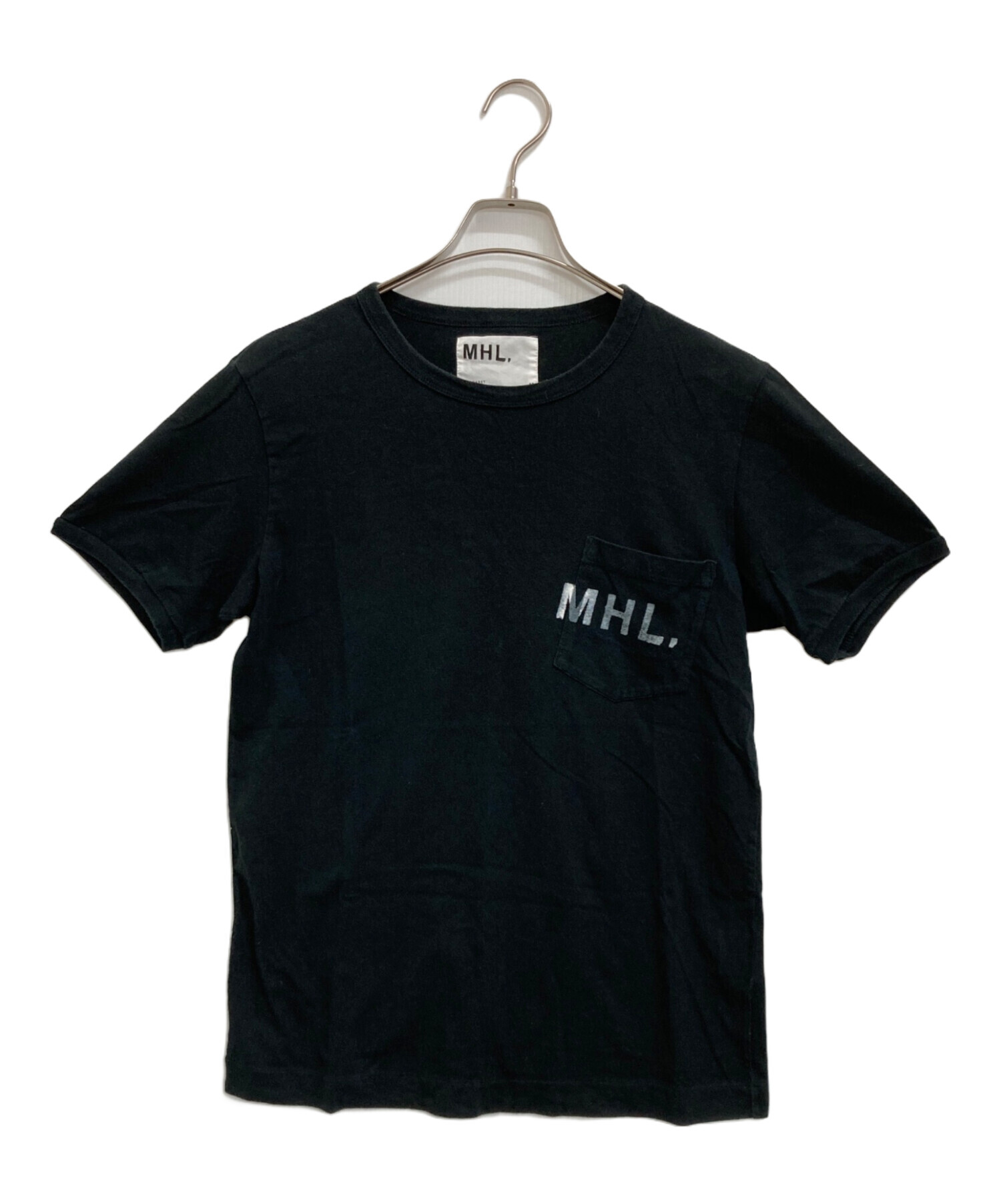 MHL. エムエイチエル カジュアルシャツ M 黒 【古着】【中古】【送料無料】 MHL.（エムエイチエル）カジュアルシャツ 黒 サイズ:M メンズ