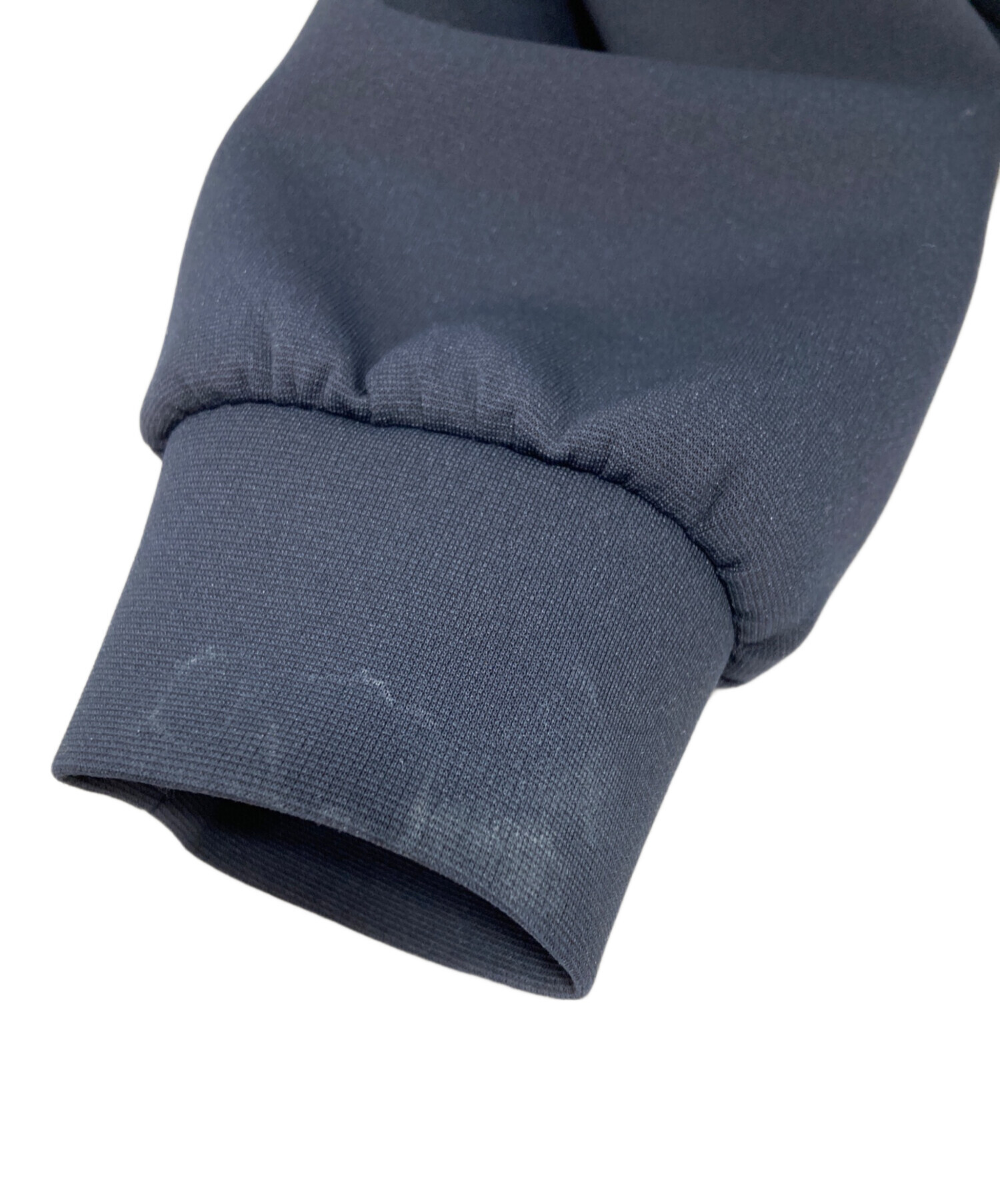 ANAYI ネイビー ダンボールフリルパーカー サイズ36