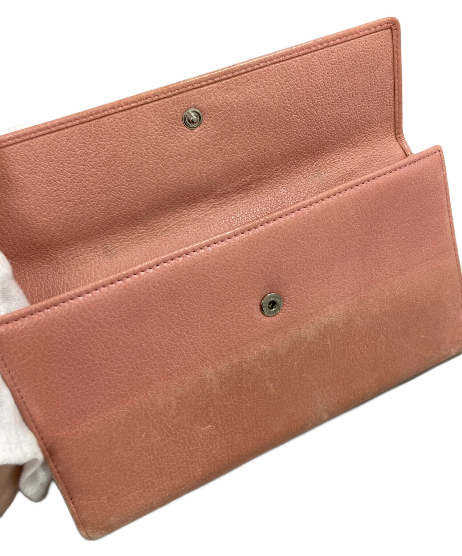 中古・古着通販】CHANEL (シャネル) カメリア長財布 ピンク｜ブランド