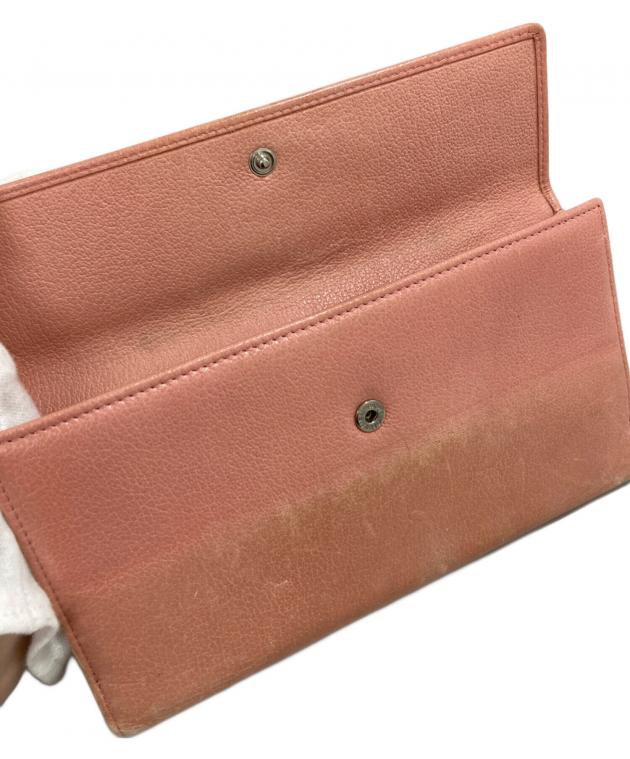 中古・古着通販】CHANEL (シャネル) カメリア長財布 ピンク｜ブランド