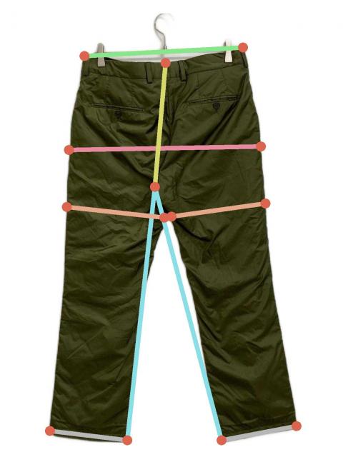 中古・古着通販】FENDI (フェンディ) ナイロンパンツ カーキ サイズ:46