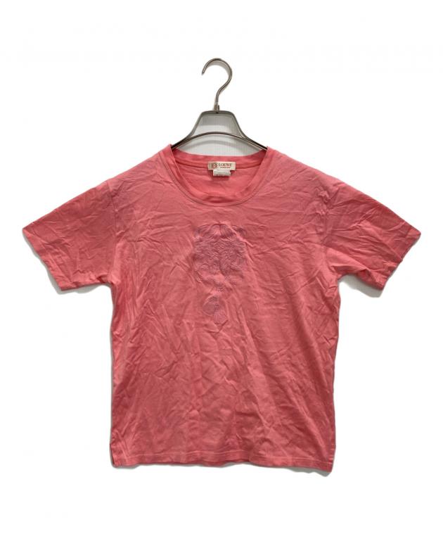 中古・古着通販】LOEWE (ロエベ) Tシャツ ピンク サイズ:S｜ブランド 